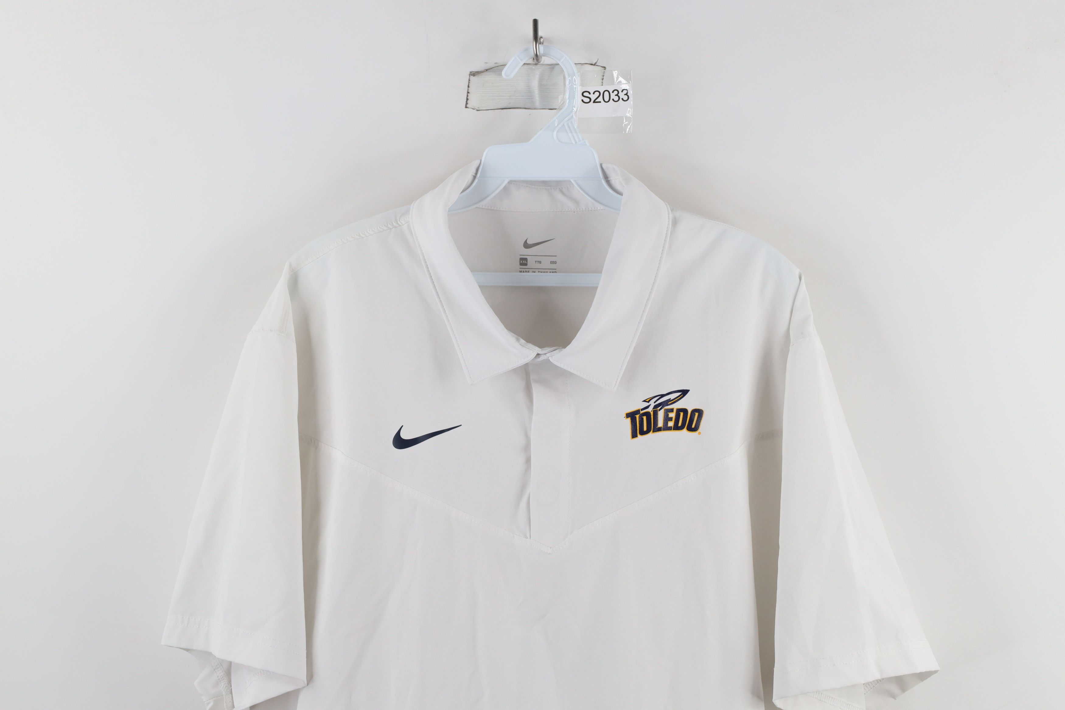 Nike × Vintage Nike University of Toledo Football Snap Button Polo Shirt Size US XXL / EU 58 / 5 - 2 Thumbnail