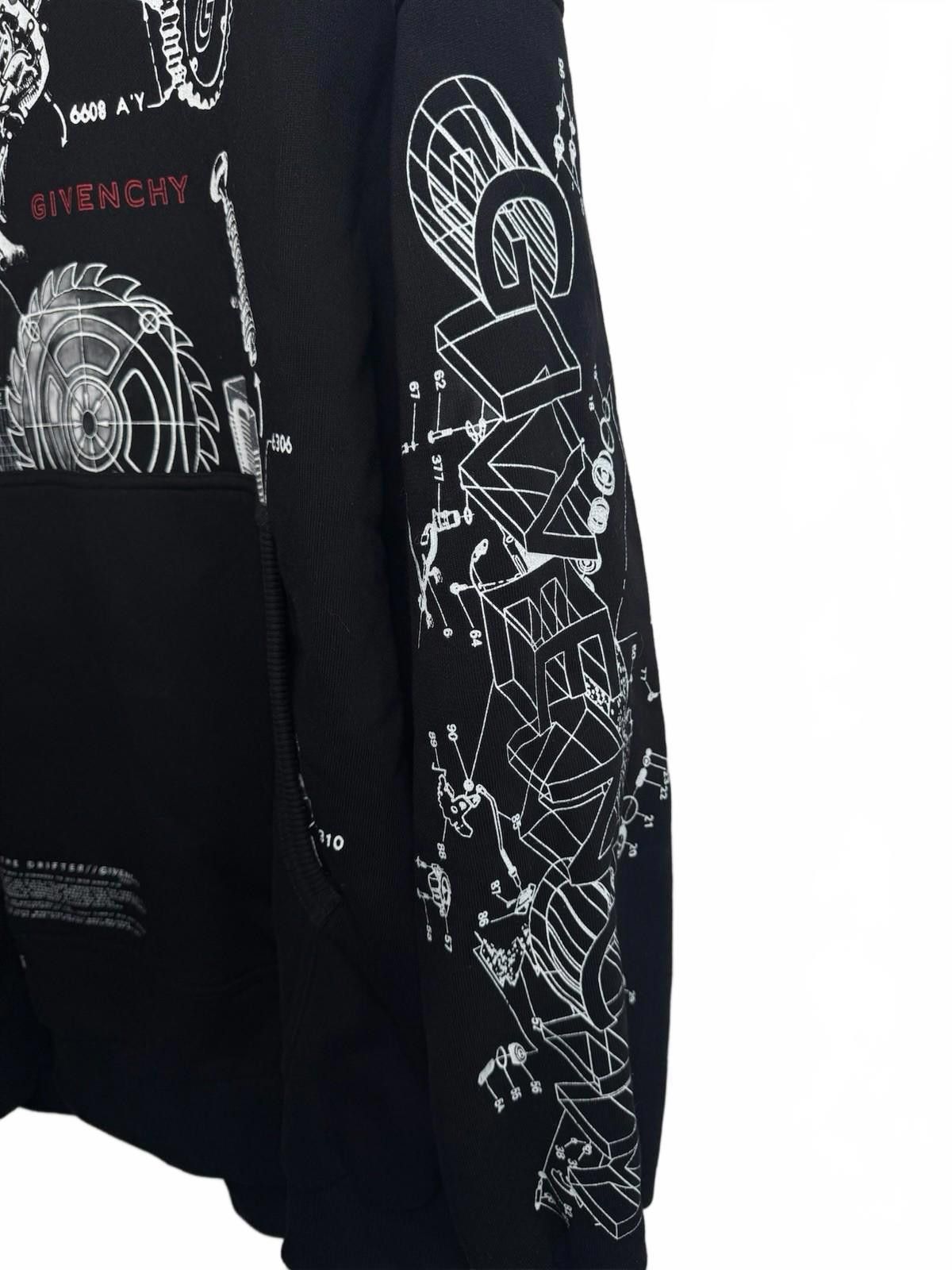 Givenchy Givenchy 'Return of the Drifter' Schematic Hoodie SZ XS Size US XS / EU 42 / 0 - 4 Thumbnail