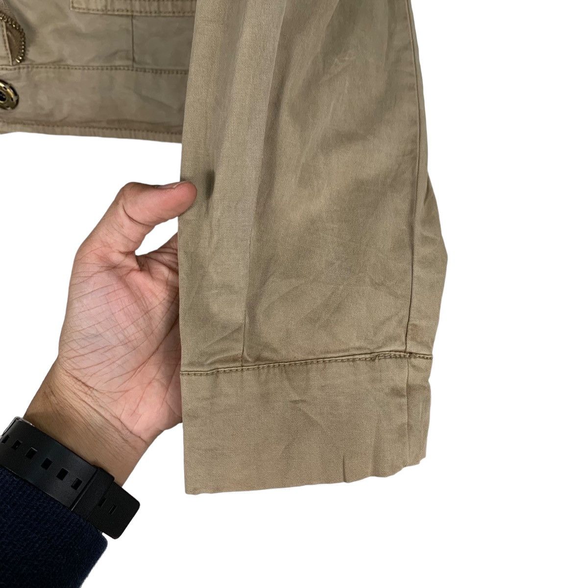 Michael Kors MICHAEL KORS Japan Four Pocket Cotton Crop Jacket #1157-C53 Size M / US 6-8 / IT 42-44 - 11 Thumbnail