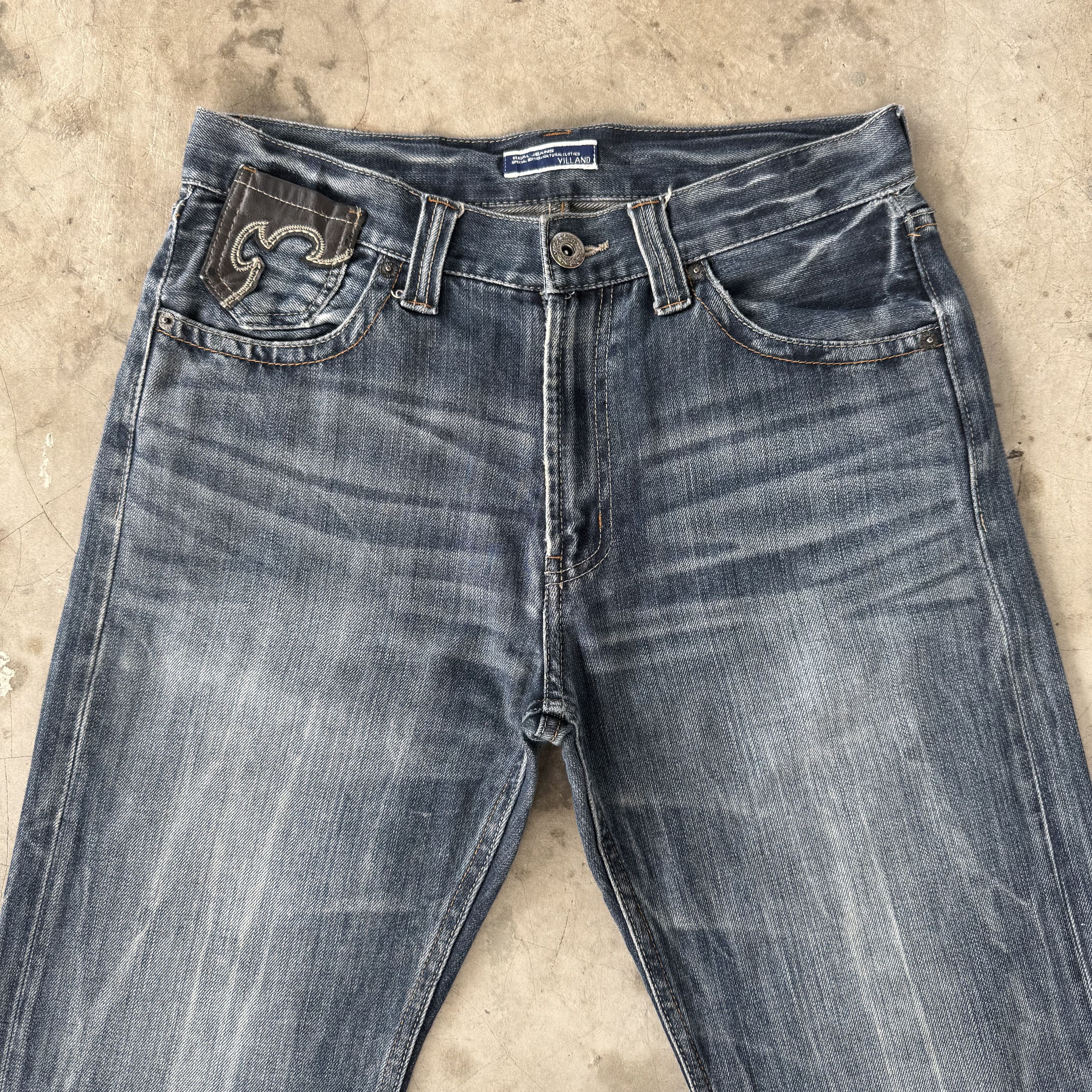 VILLAND W31 Vintage Villand storm Faded Denim Jean Size US 31 - 3 Thumbnail
