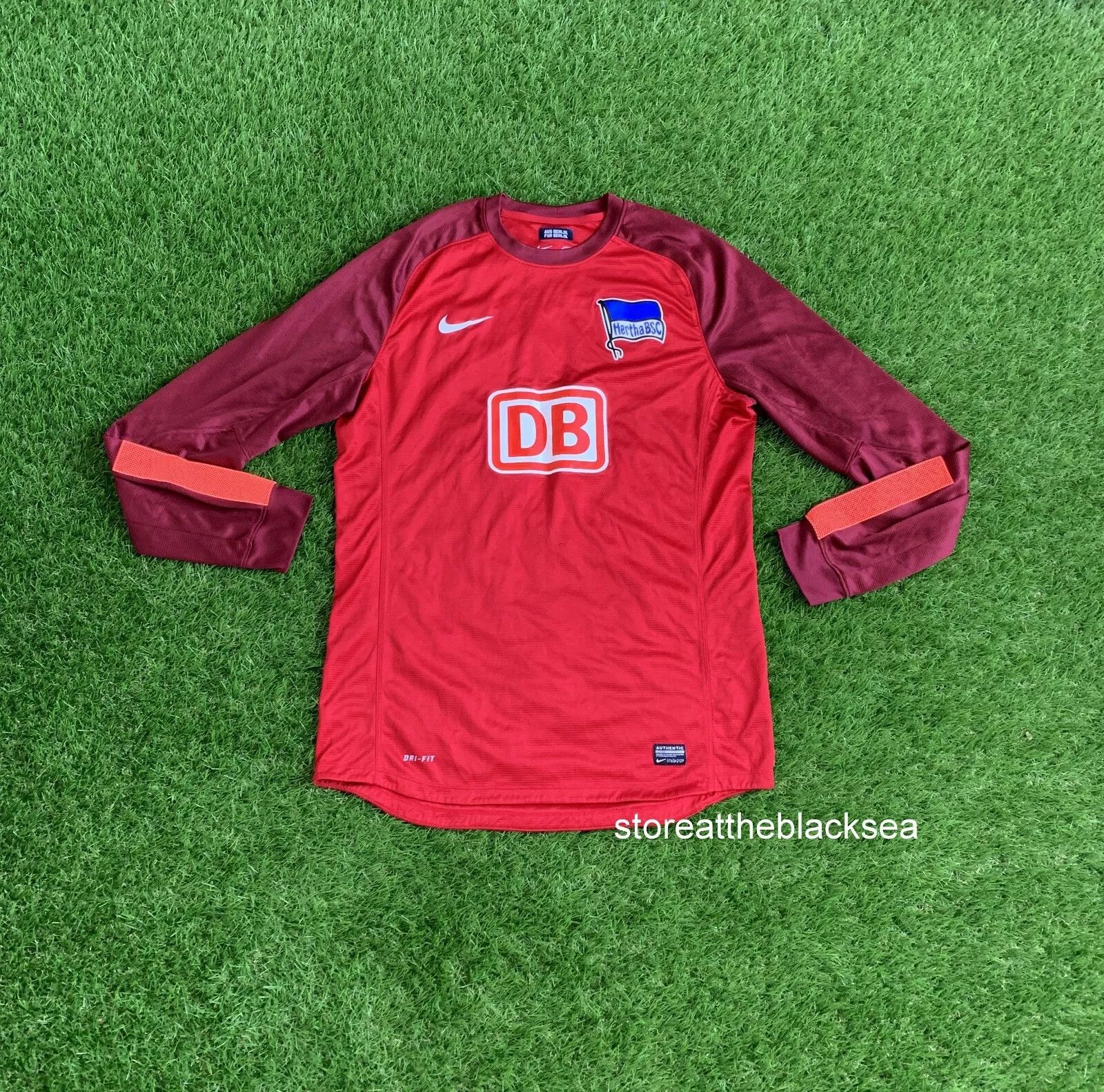 Nike Hertha BSC PLAYER ISSUE GOALKEEPER FOOTBALL JERSEY NIKE MEN Size US XL / EU 56 / 4 - 1 Thumbnail
