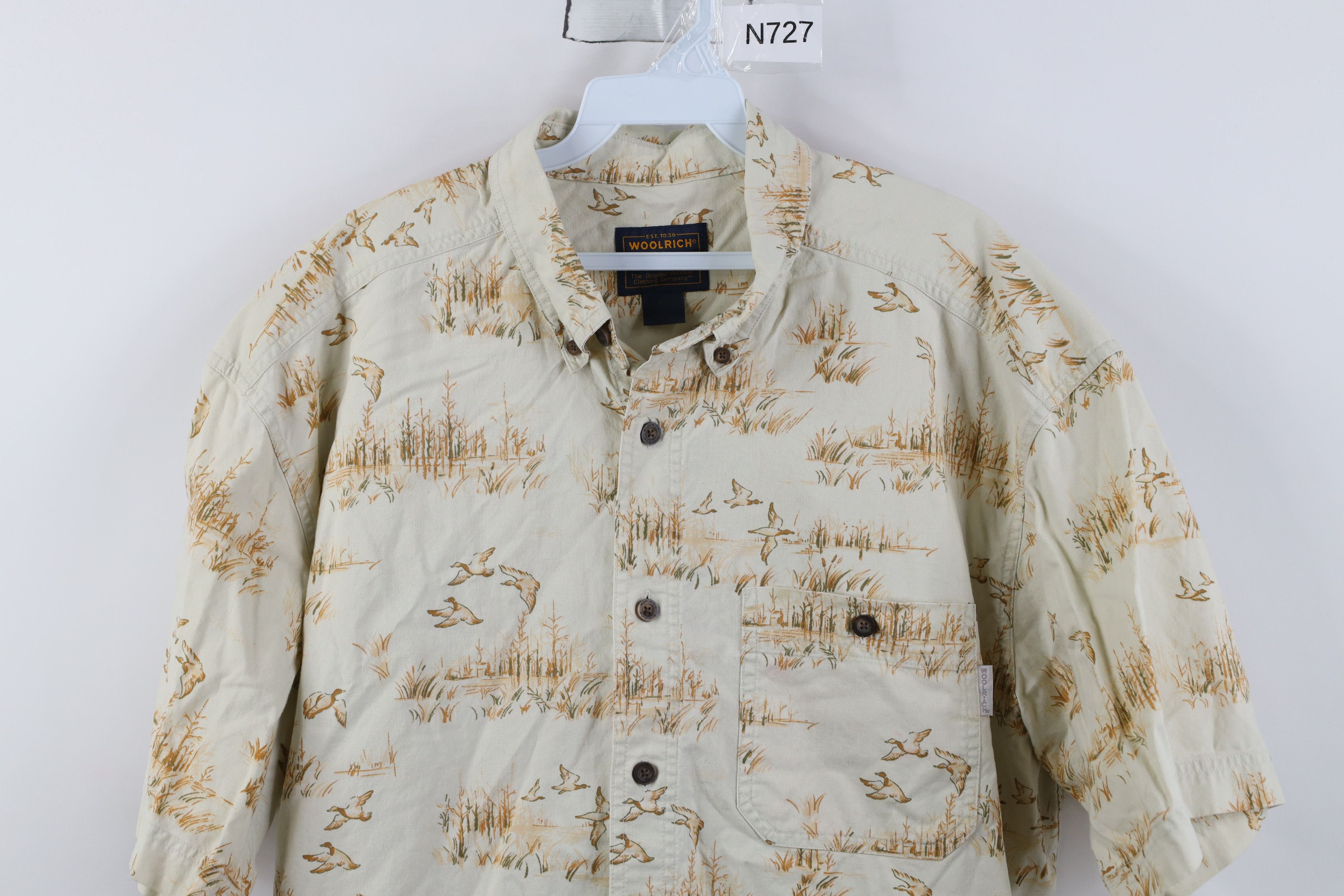 Woolrich Woolen Mills Vintage 90s Woolrich All Over Print Button Down Shirt USA Size US L / EU 52-54 / 3 - 2 Thumbnail