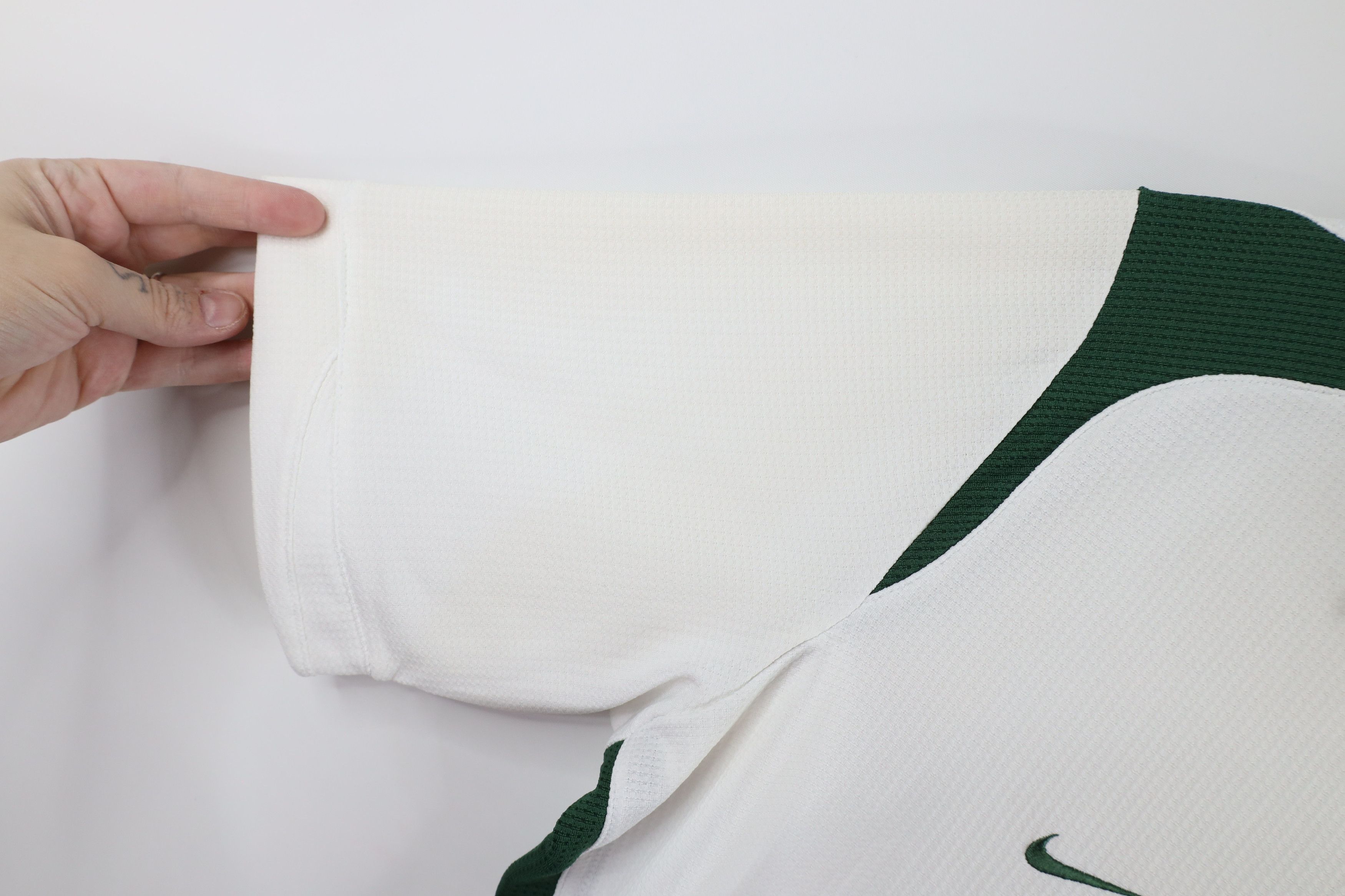 Nike × Vintage Vintage Nike Mini Swoosh University of Miami Hurricanes Polo Size XL / US 12-14 / IT 48-50 - 8 Thumbnail