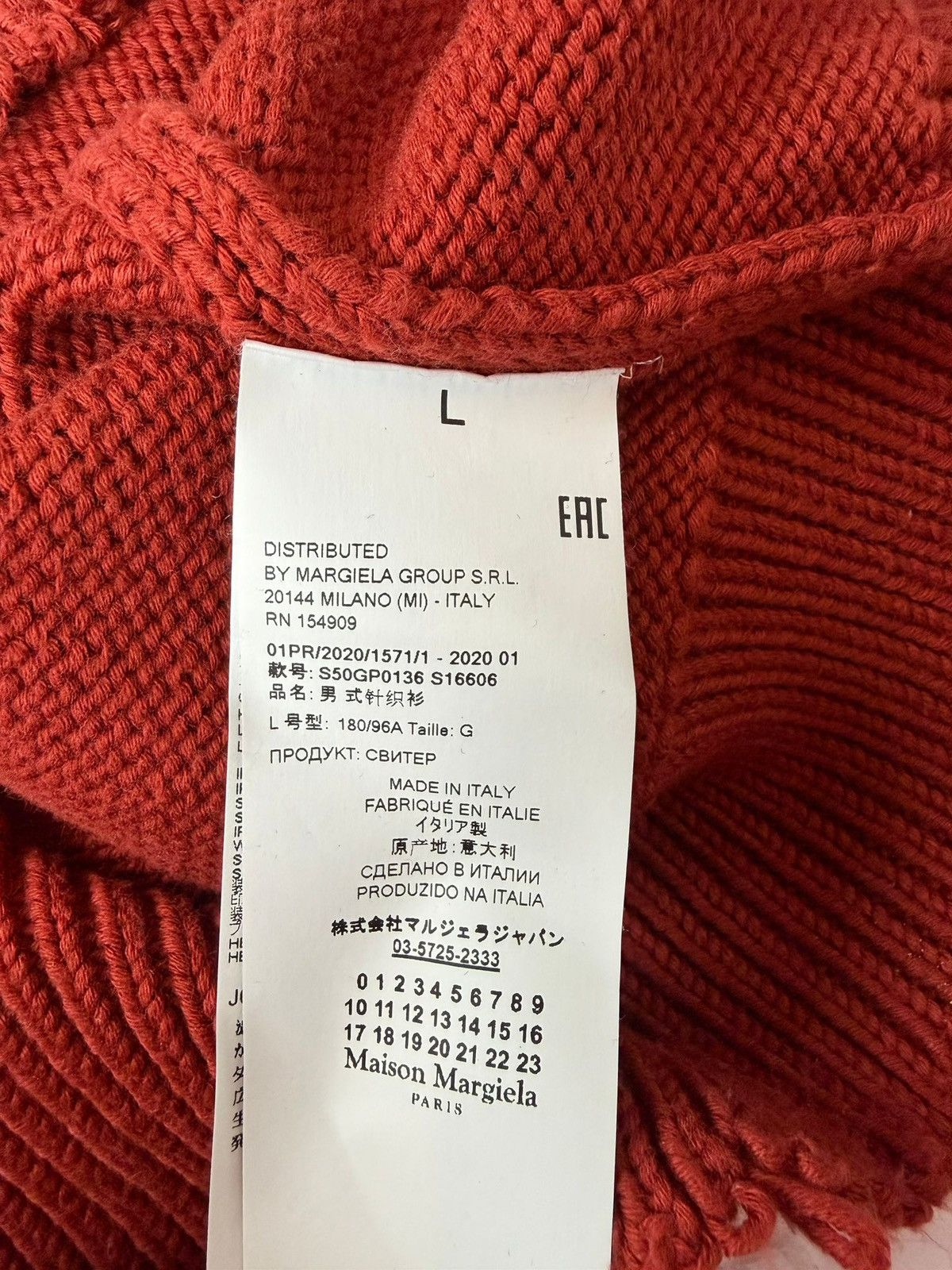 Maison Margiela Maison Margiela Distressed Knit Size US L / EU 52-54 / 3 - 5 Thumbnail