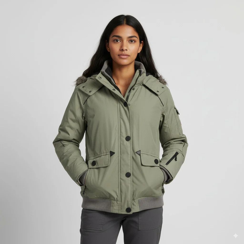 Vintage Engelbert Strauss Women XL (L) Jacket Green Padded Size XL / US 12-14 / IT 48-50 - 1 Thumbnail