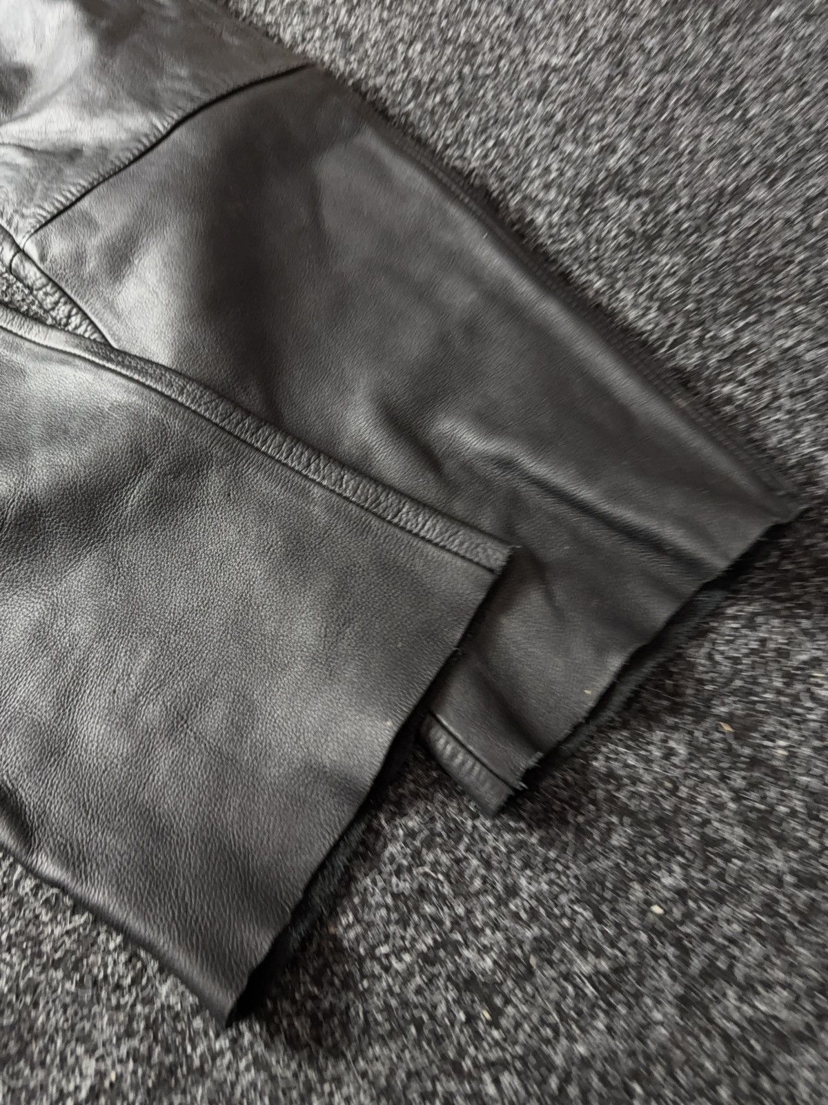 Genuine Leather 00s Racing Moto Biker Rock Punk Chrome Style Leather Pants Size US 32 / EU 48 - 2 Thumbnail