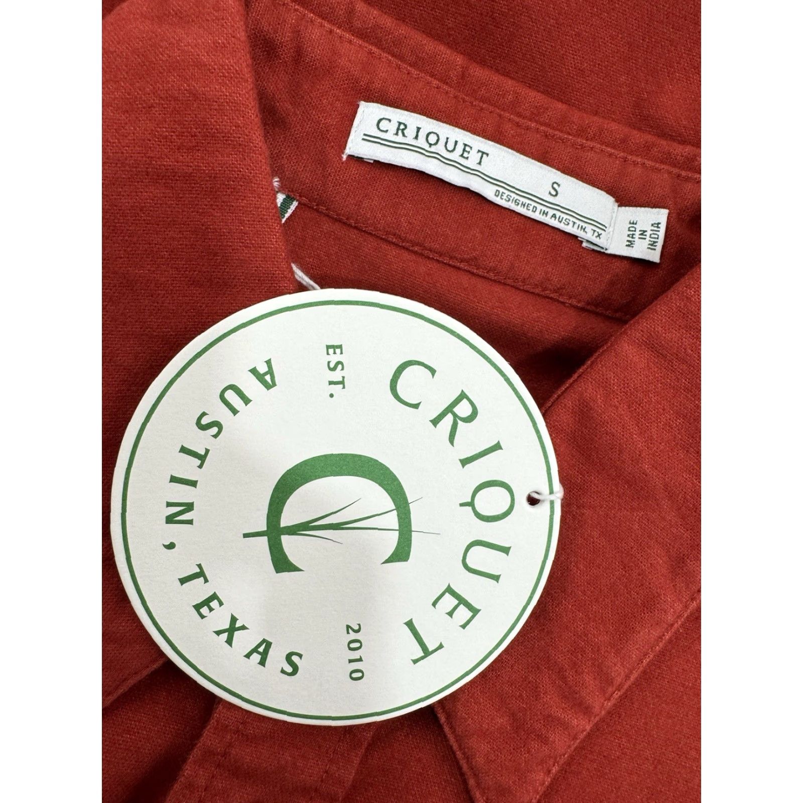 Vintage CRIQUET Austin - NEW w TAG - Heavy Duty Chamois Flannel Work Mens S Shirt Size US S / EU 44-46 / 1 - 4 Thumbnail