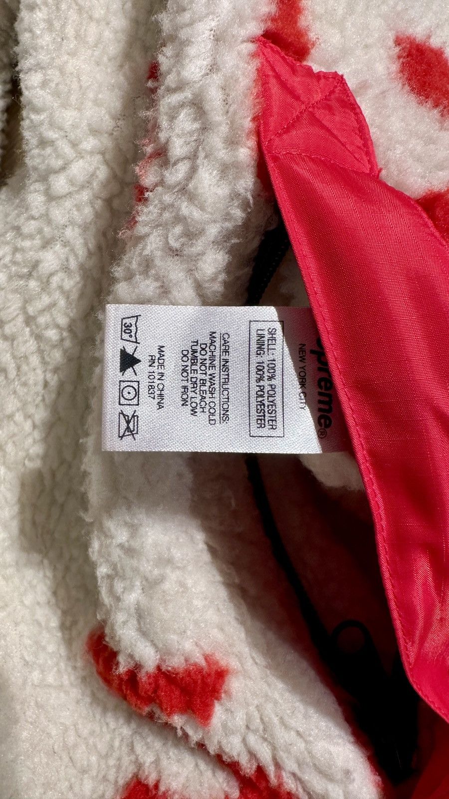 Supreme Supreme Reversible Logo Fleece Jacket Size US XL / EU 56 / 4 - 5 Thumbnail