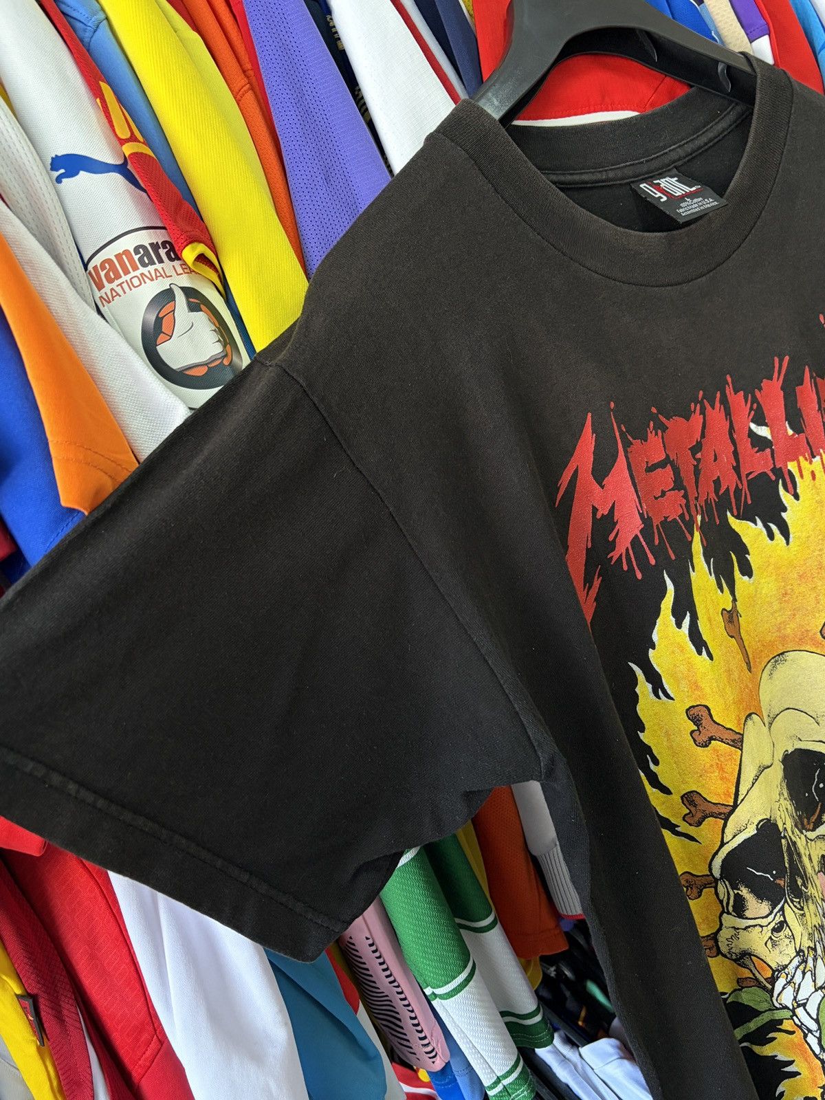 Giant Vintage 1994 Metallica Pushead Skull Sun Giant Tee L Size US L / EU 52-54 / 3 - 11 Thumbnail