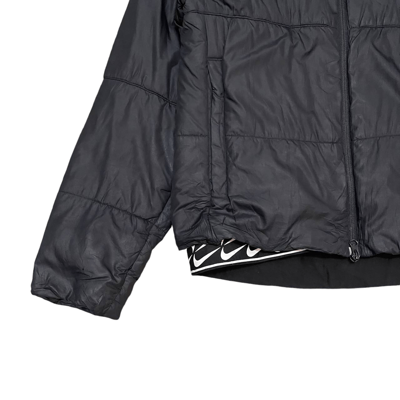 Nike Nike Puffer Hooded Jacket Black Size US S / EU 44-46 / 1 - 3 Thumbnail