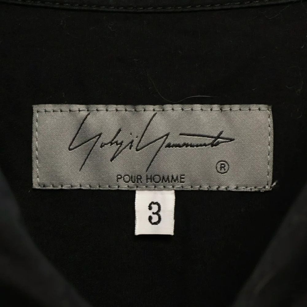 Yohji Yamamoto YOHJI YAMAMOTO POUR HOMME Side Slit Long Shirt Size US L / EU 52-54 / 3 - 8 Thumbnail