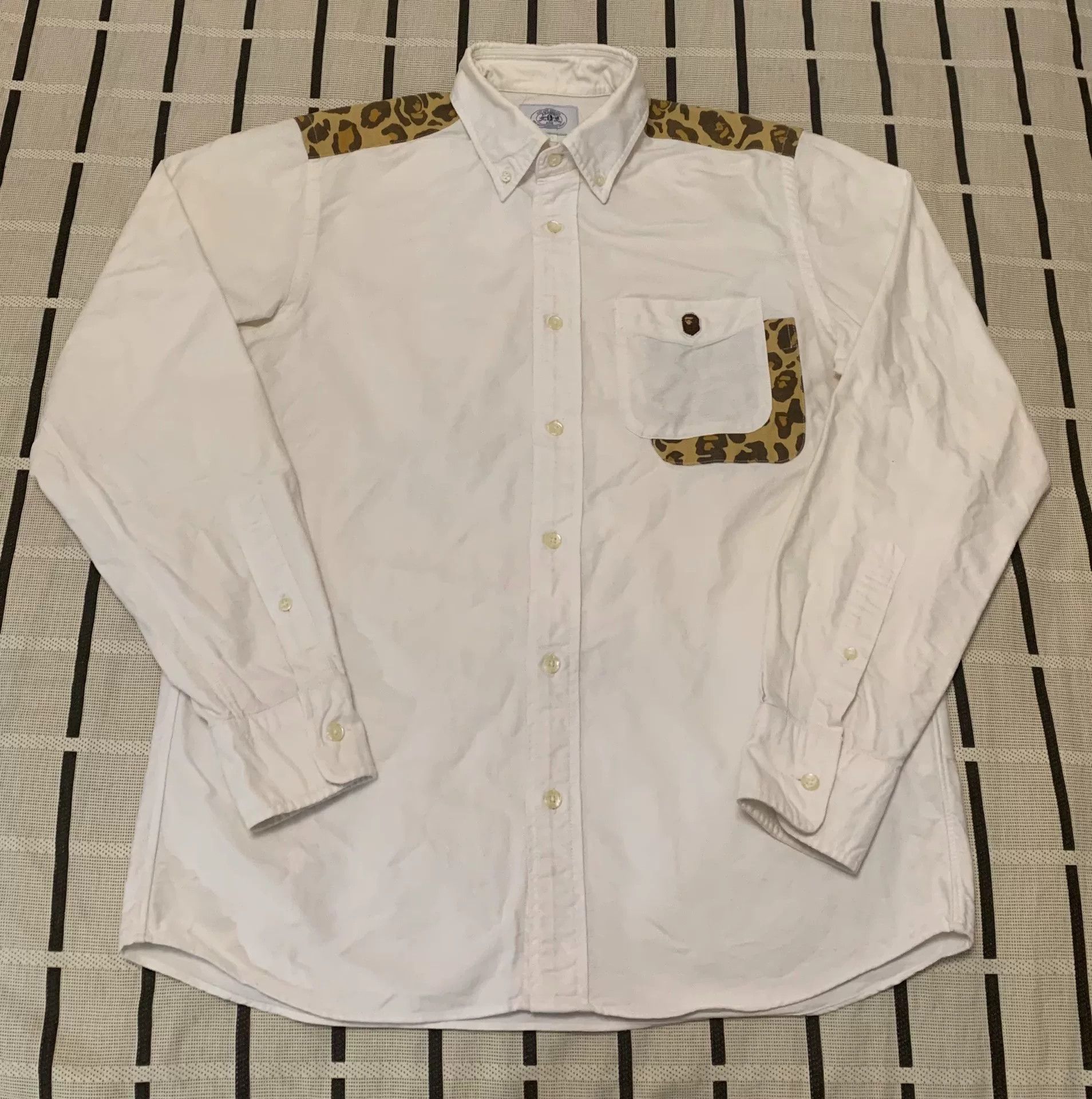 Bape Bape Camo Ape Head Yellow Shirt M Men Size US M / EU 48-50 / 2 - 1 Thumbnail