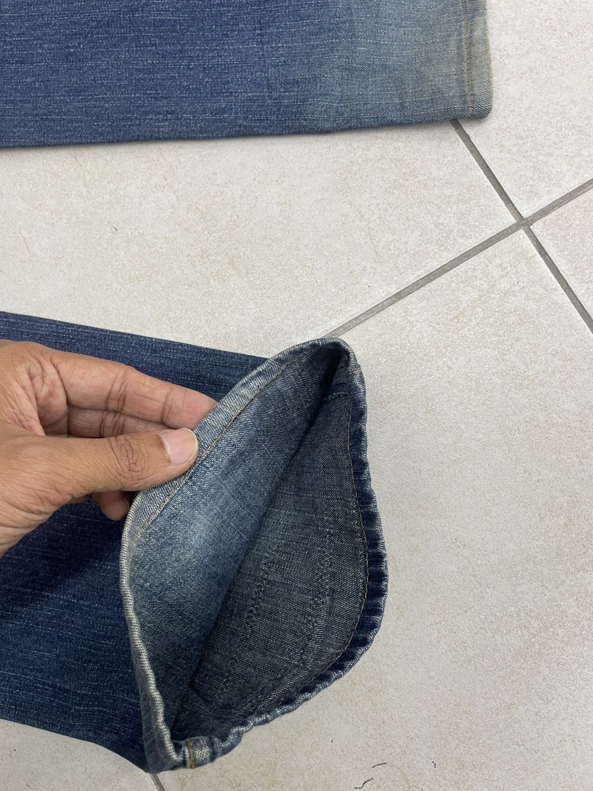 Number (N)ine NUMBER (N)INE PATCHWORK DENIM PANTS Size US 31 - 13 Thumbnail