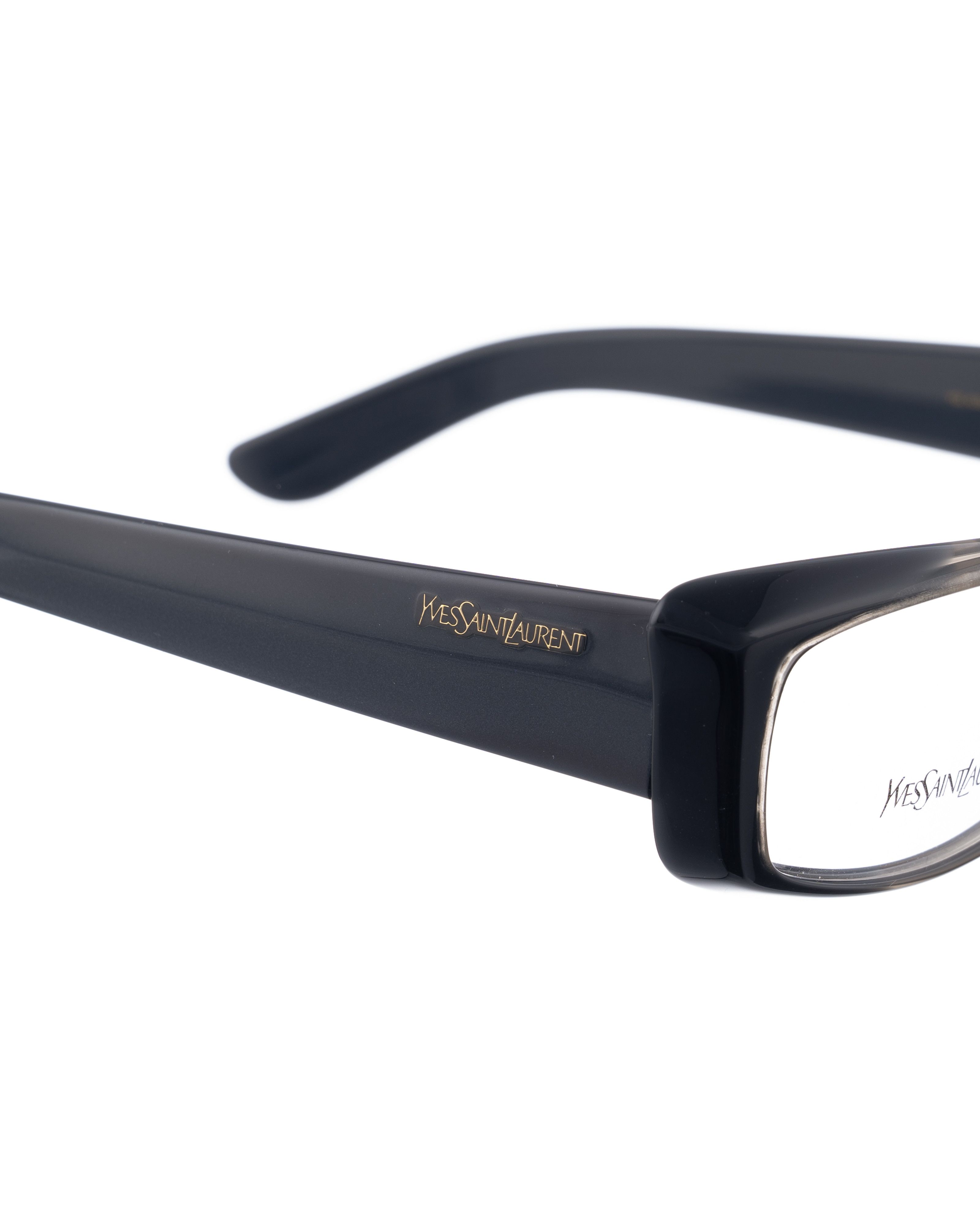 Saint Laurent Paris Yves Saint Laurent 00s Gradient Transparent Cateye Glasses Size ONE SIZE - 3 Thumbnail