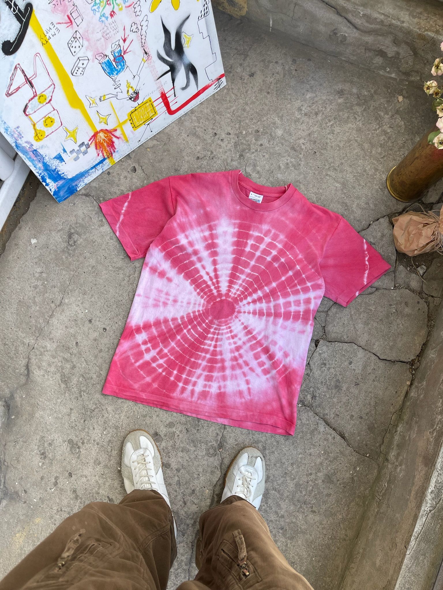 Vintage Vintage Fractal t shirt - Psychedelic hippie acid tee Size US M / EU 48-50 / 2 - 1 Thumbnail