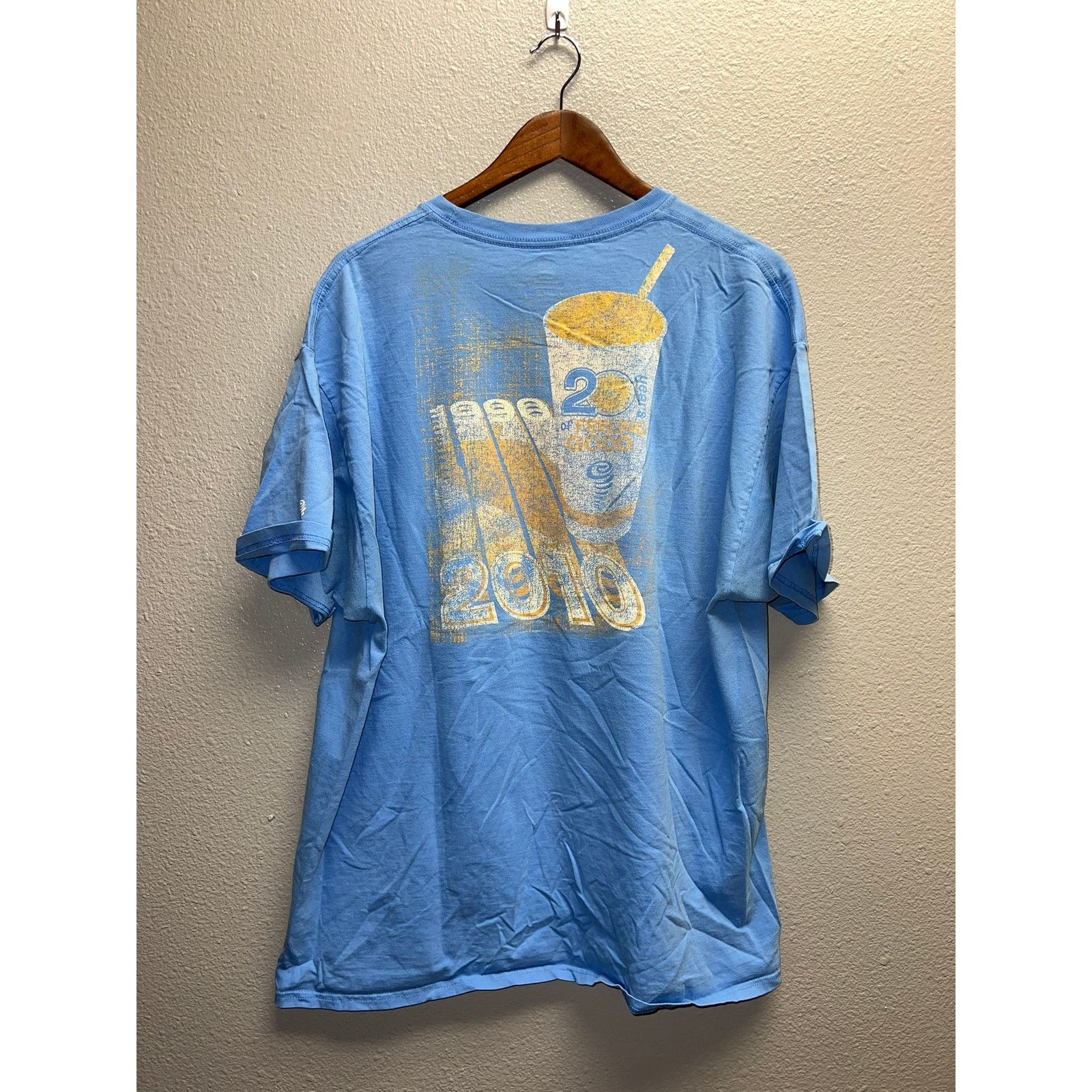 Hanes Jamba Juice Shirt 20th Anniversary Good Drink Faded Tee 2XL Size US XXL / EU 58 / 5 - 1 Thumbnail