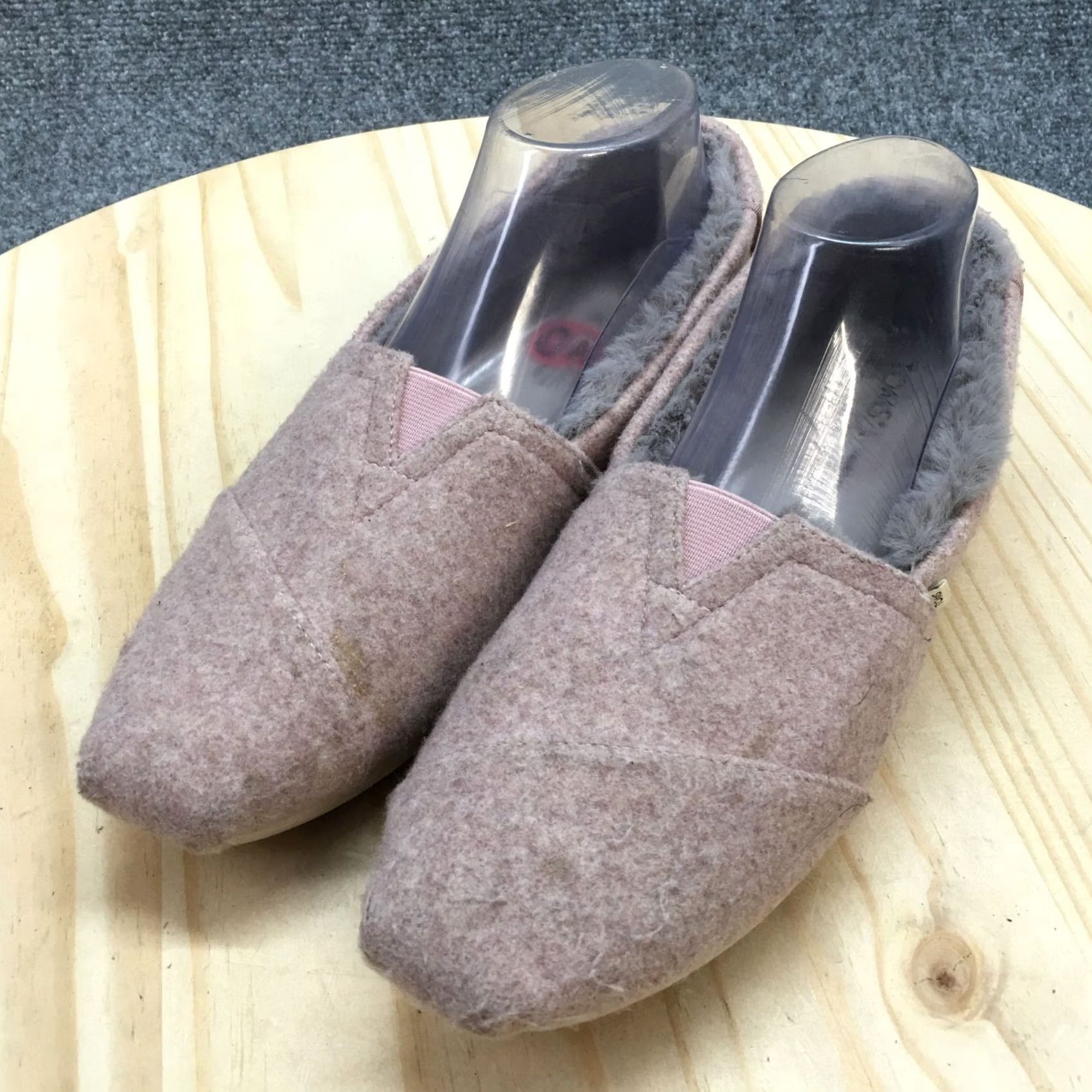 Toms TOMS Slippers Womens 10 Slip On Loafers Flats Comfort Pink Fabric Size US 10 / IT 40 - 3 Thumbnail