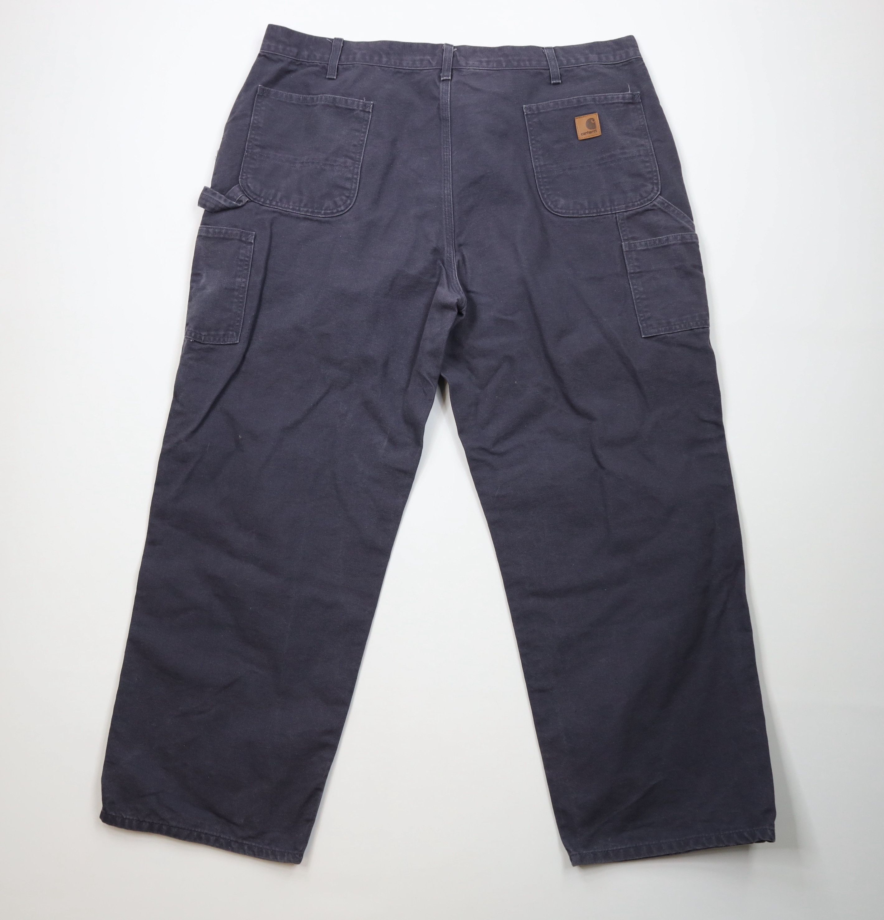 Carhartt Vintage Y2K Carhartt Wide Leg Canvas Dungaree Pants Blue Size US 44 / EU 60 - 9 Thumbnail