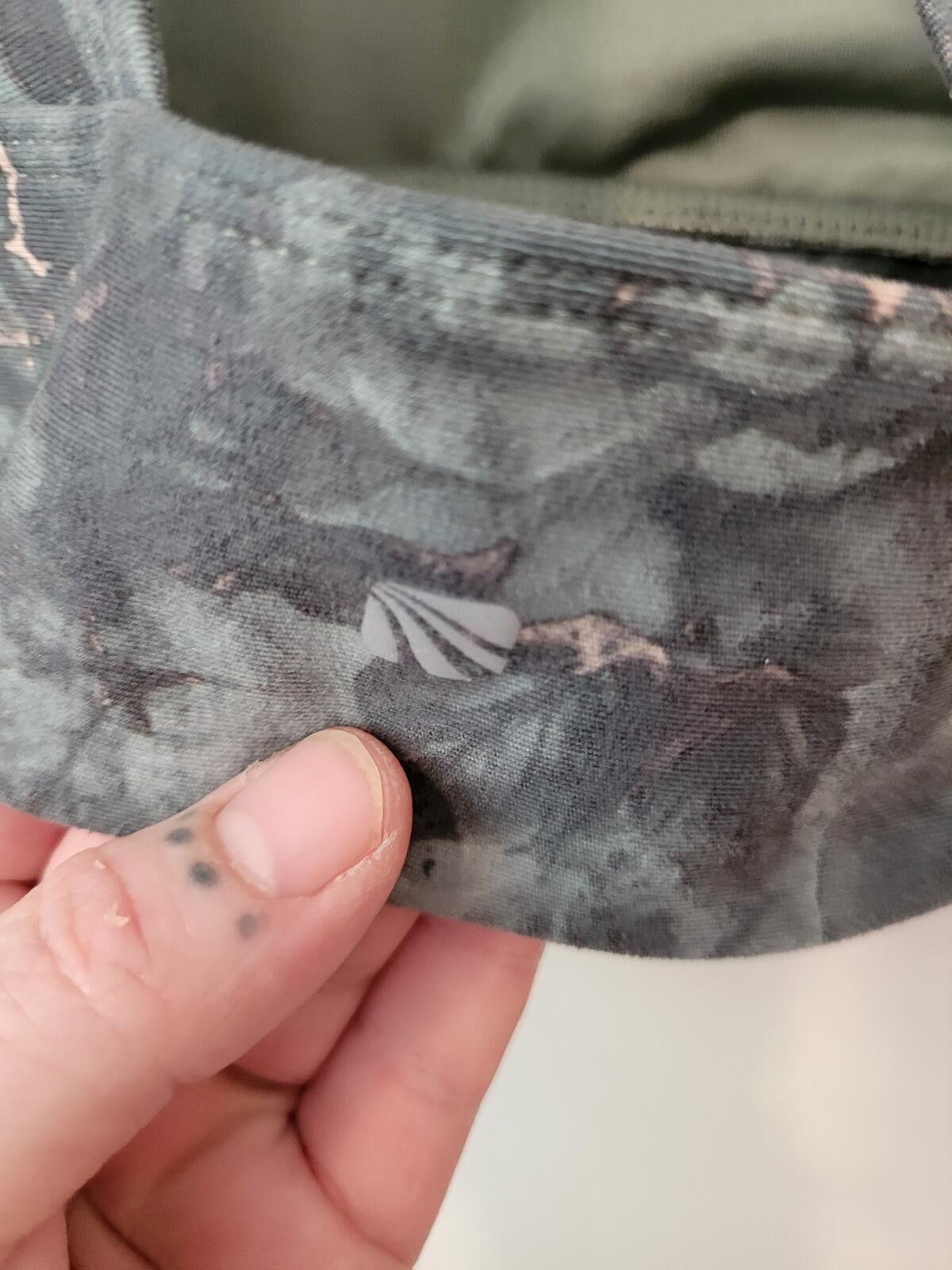 Other Botanical Patterned Sports Bra with Crisscross Back Straps Size ONE SIZE - 3 Thumbnail