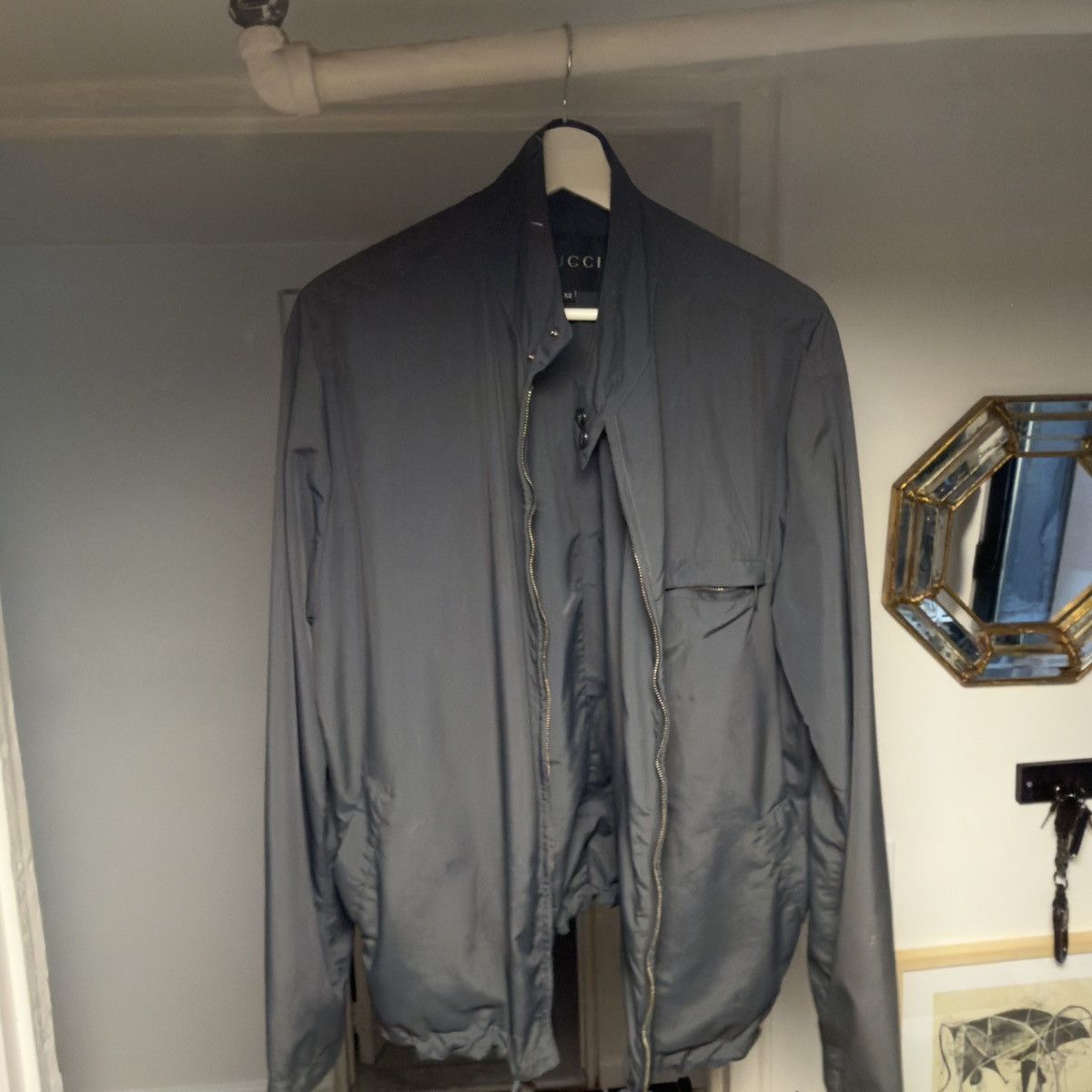 Gucci Grey Gucci lightweight jacket size 52 Size US L / EU 52-54 / 3 - 8 Thumbnail