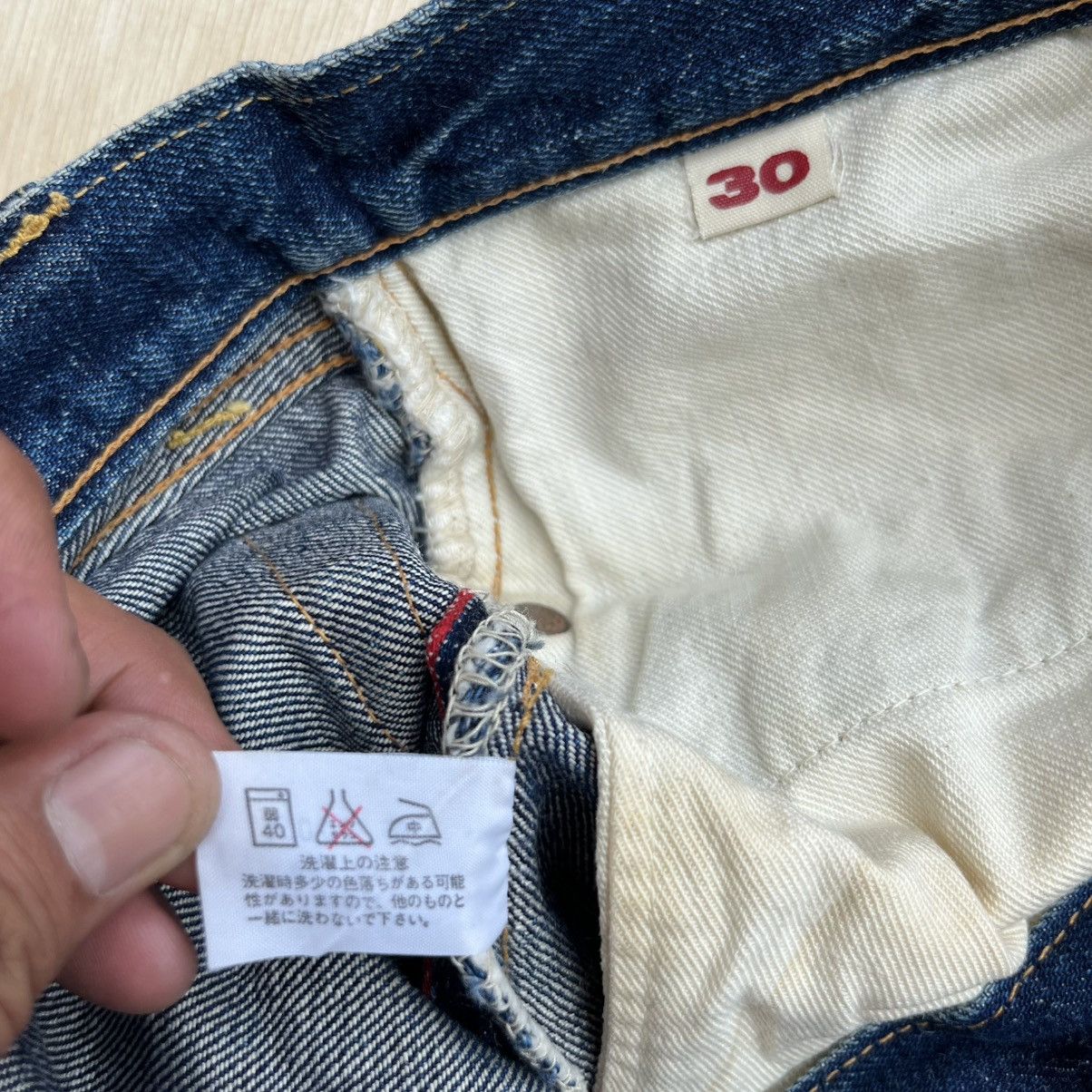 Japanese Brand HI STANDARD DENIM FADED DISTRESSED SELVEDGE / GOA / LGB Size US 30 / EU 46 - 6 Thumbnail