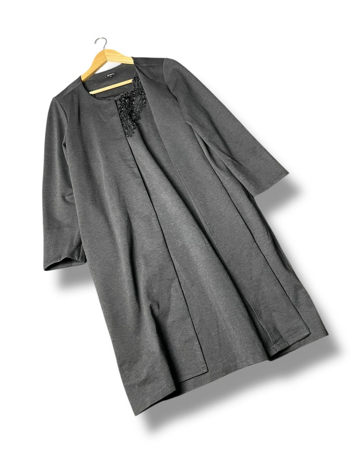 Japanese Brand × Vintage MERION Japanese Brand Two-piece Long Cardigan (82) Size XS / US 0-2 / IT 36-38 - 5 Thumbnail