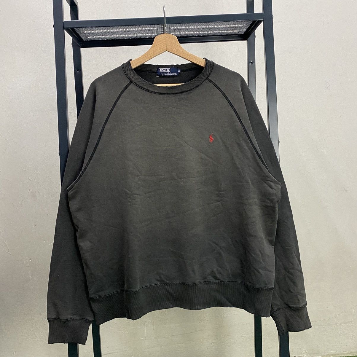 Polo Ralph Lauren × Vintage Thrashed Sun Faded Sweatshirt Size US XL / EU 56 / 4 - 1 Thumbnail
