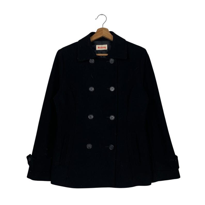 Japanese Brand L& Beatiful Double Breasted Wool Jacket Size US M / EU 48-50 / 2 - 1 Thumbnail