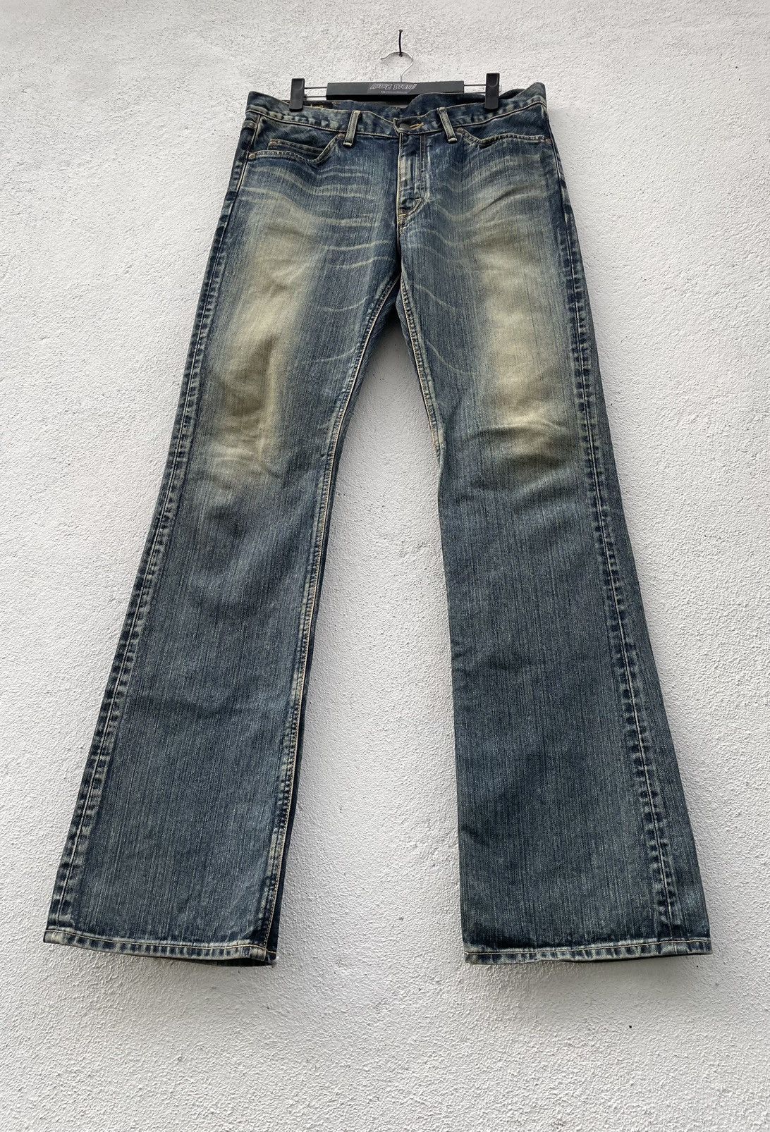 Lee Vintage Y2K Lee Rider Flare Denim Jeans Size US 35 - 1 Thumbnail