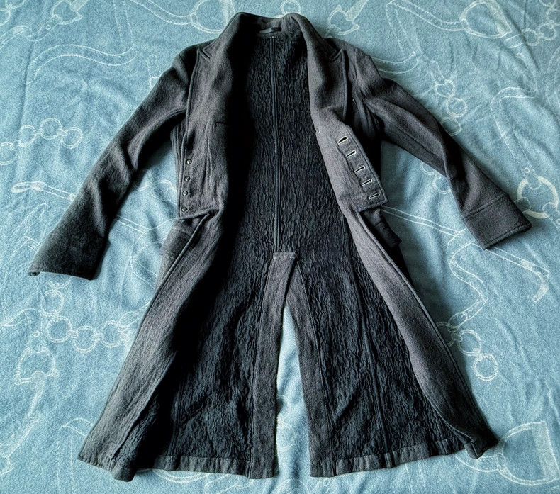 Yohji Yamamoto Yohji Yamamoto Runway Wool Coat Size US M / EU 48-50 / 2 - 1 Thumbnail