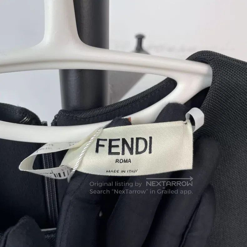 Fendi Fendi Black Dress Size XS / US 0-2 / IT 36-38 - 7 Thumbnail