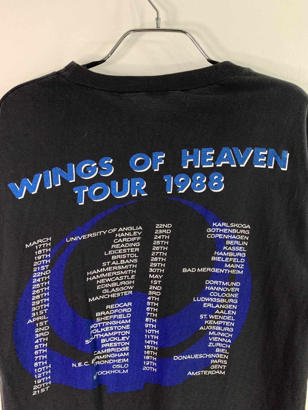 Band Tees × Vintage Vintage Magnum Wings Of Heaven Tour 1988 T-Shirt S/M Size Size US S / EU 44-46 / 1 - 7 Thumbnail