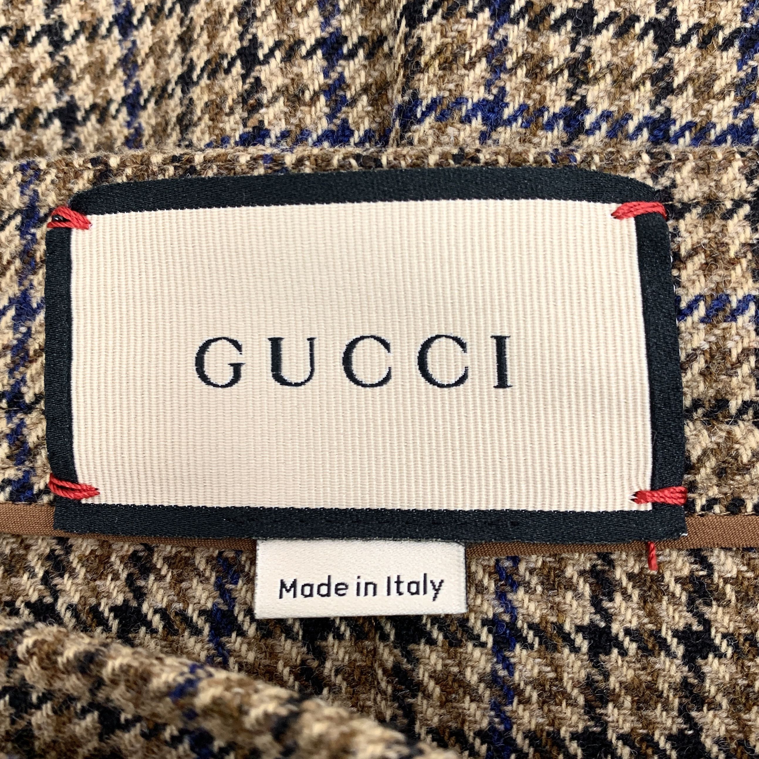Gucci Gucci brown checkered skirt 44 Size 30" / US 8 / IT 44 - 2 Thumbnail