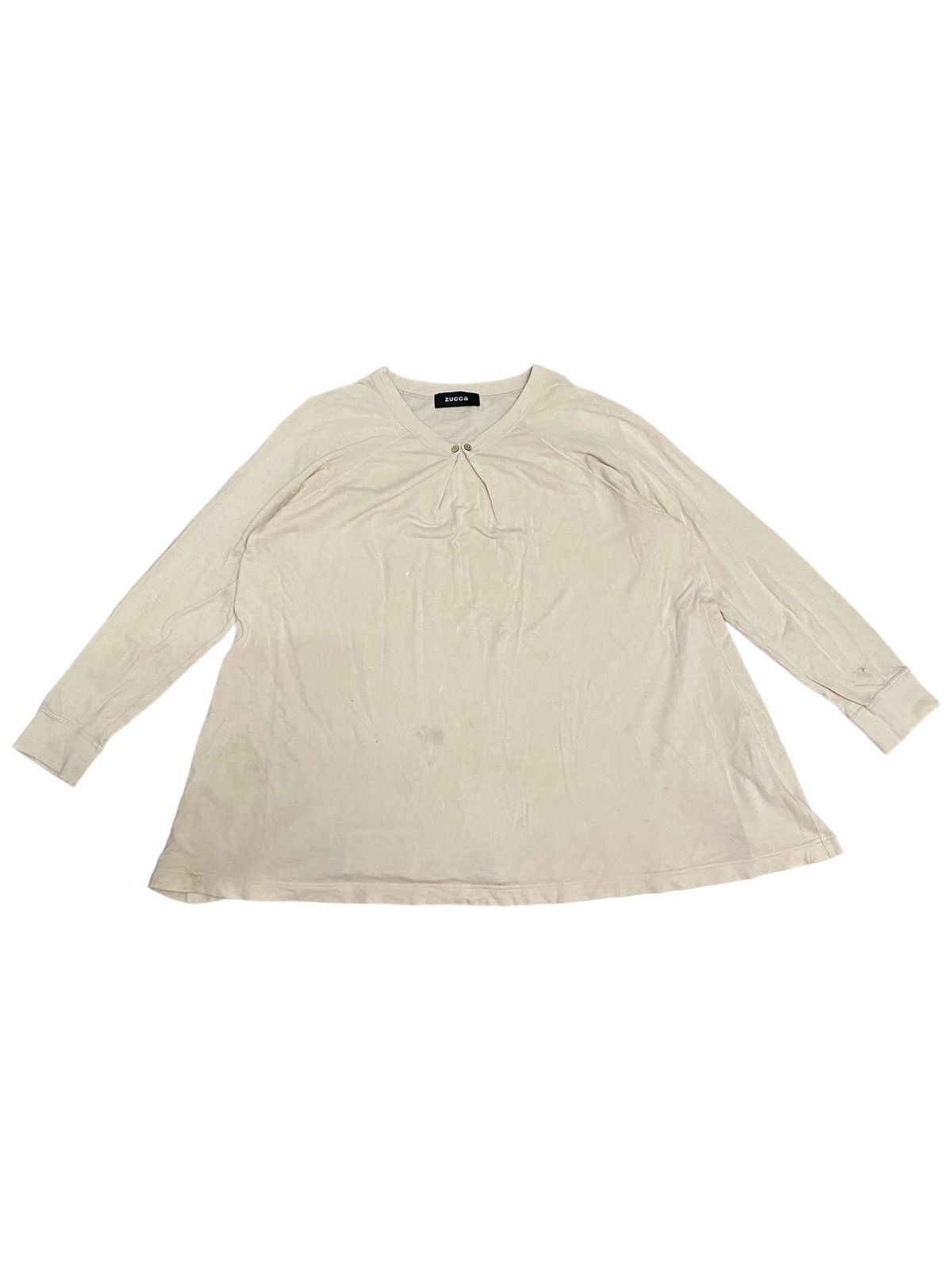 Issey Miyake × Japanese Brand × Vintage Vintage Zucca Issey Miyake Longsleeve Blouse Size M / US 6-8 / IT 42-44 - 2 Thumbnail