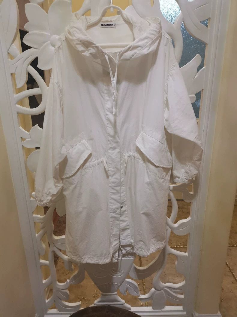 Jil Sander Jil Sander White windbreaker Size XXS / US 00 / IT 34 - 1 Thumbnail