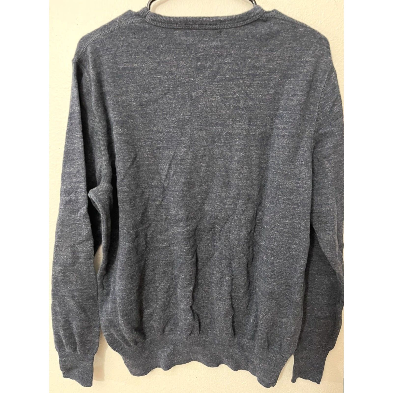 J.Crew J.CREW Pullover Sweater Large Mens Heather Blue Casual Long Sleeve Size US L / EU 52-54 / 3 - 2 Thumbnail