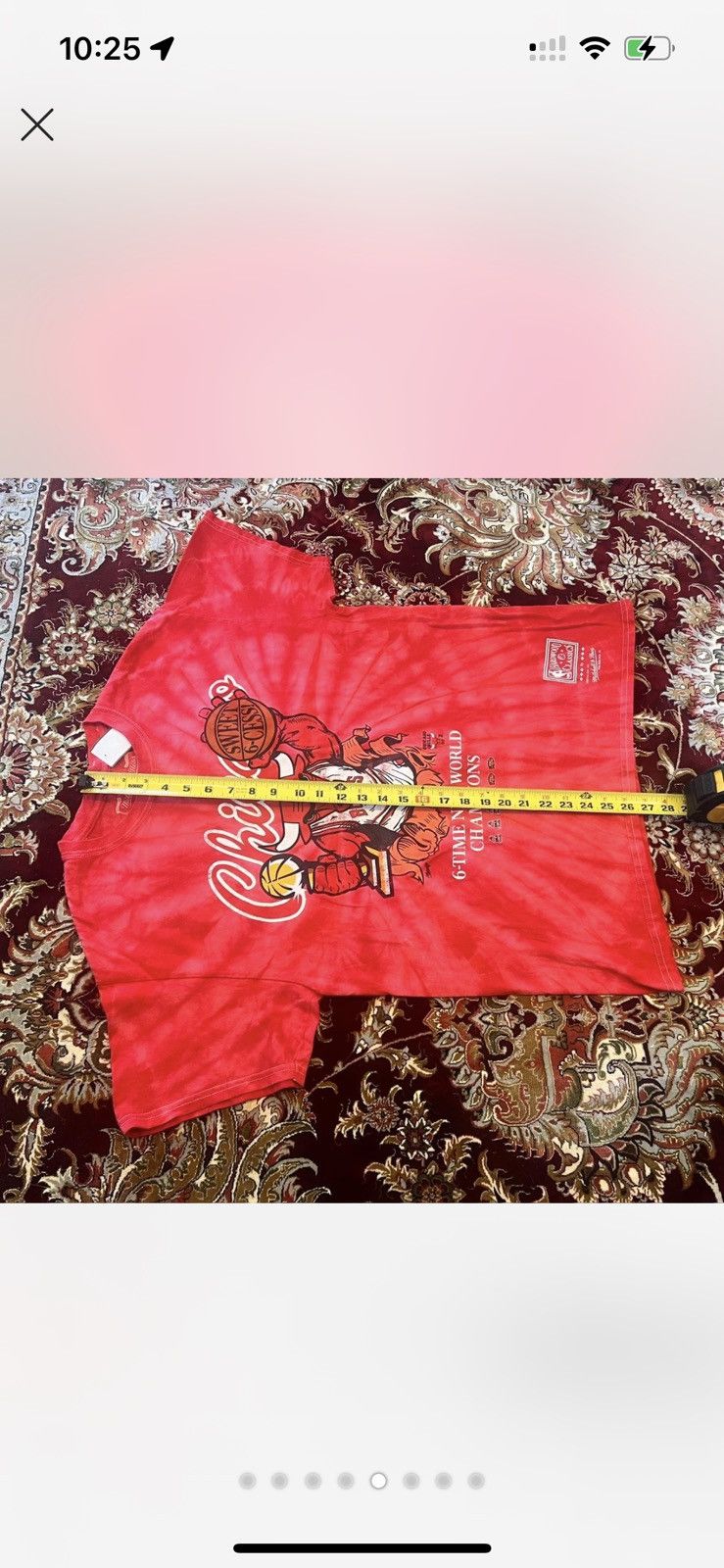 Mitchell & Ness Chicago Bulls NBA World Champions Men’s Size Large T-Shirt Size US L / EU 52-54 / 3 - 5 Thumbnail