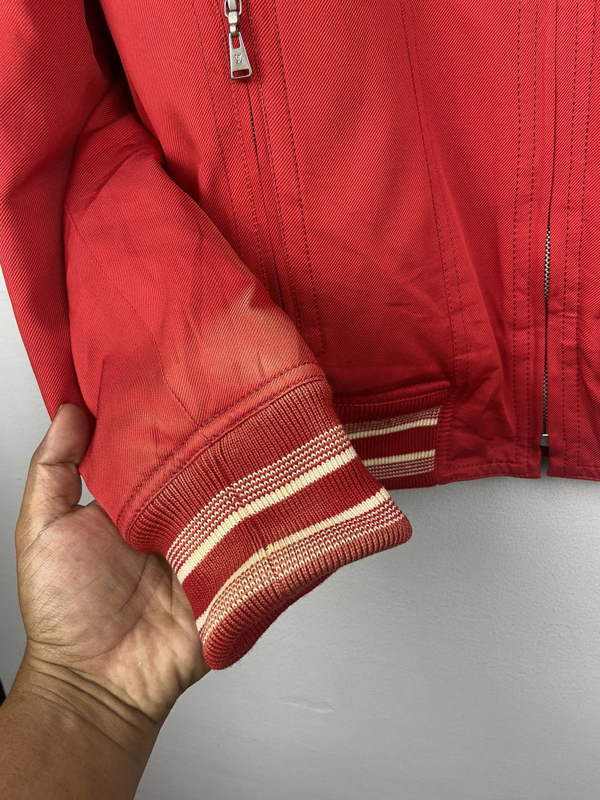 Louis Vuitton Sherpa Sheepskin Bomber Baseball Jacket Size US L / EU 52-54 / 3 - 11 Thumbnail