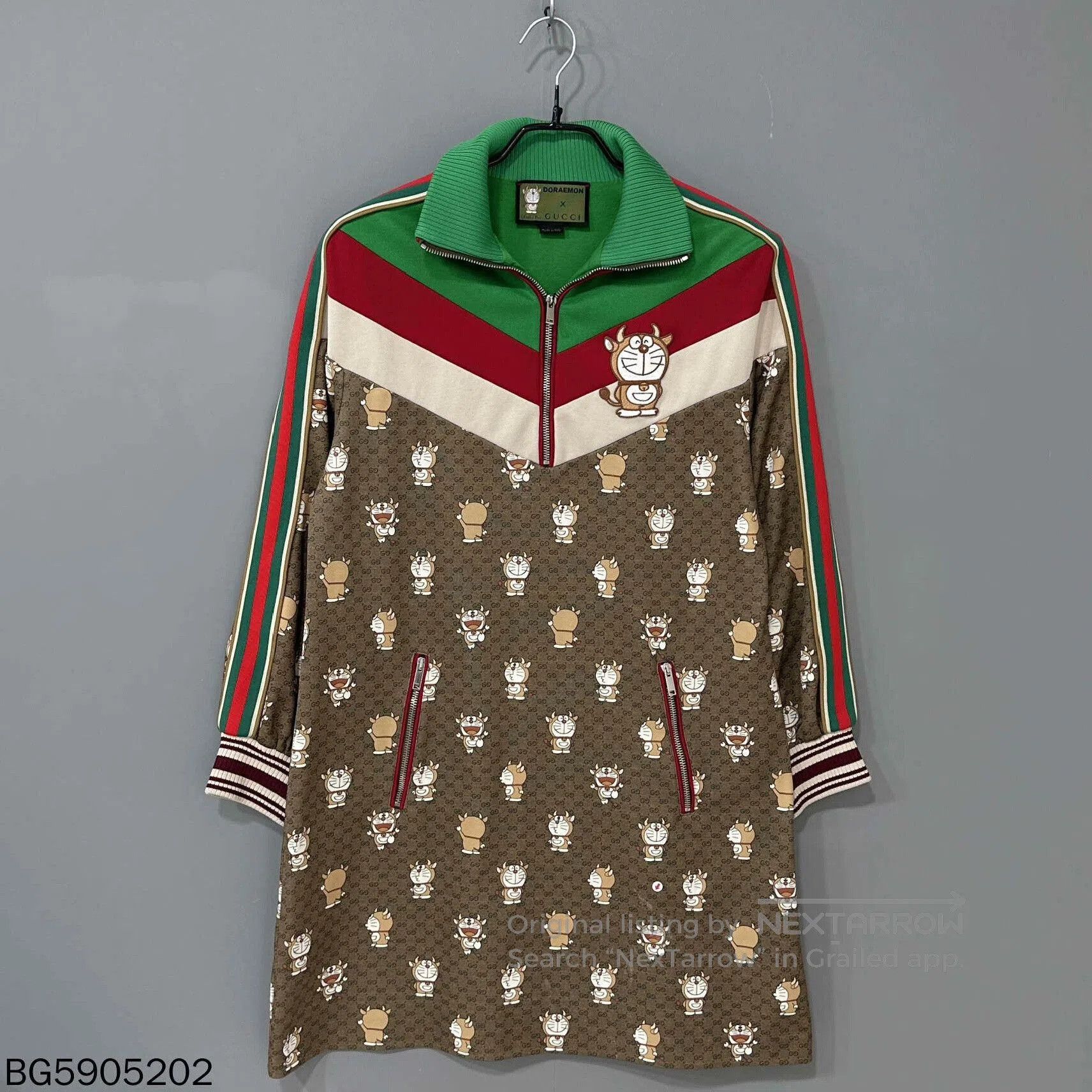 Gucci Gucci Doraemon Print Stripe Dress. Size S / US 4 / IT 40 - 1 Thumbnail
