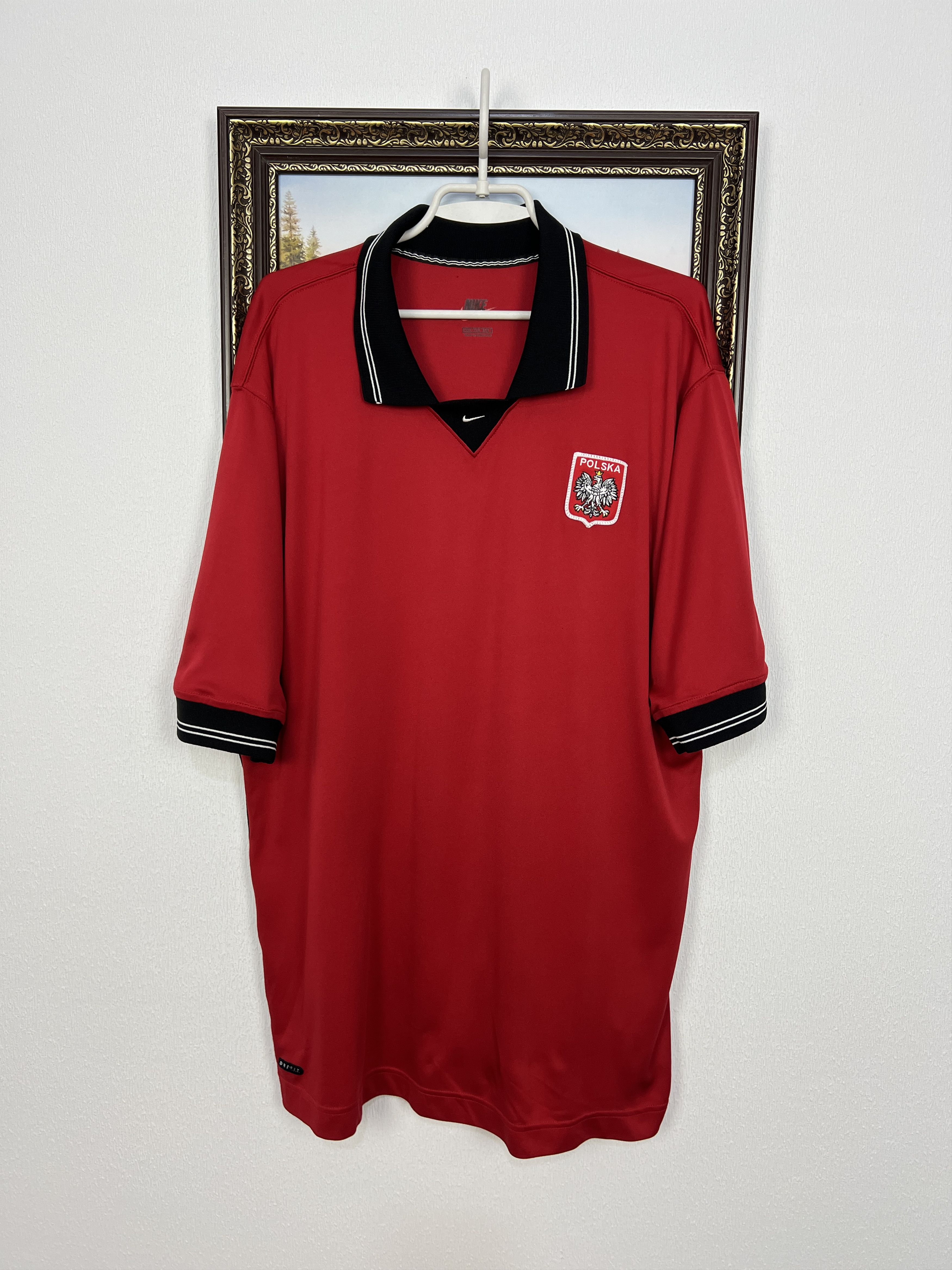 Vintage Nike Poland Football Shirt Soccer Jersey