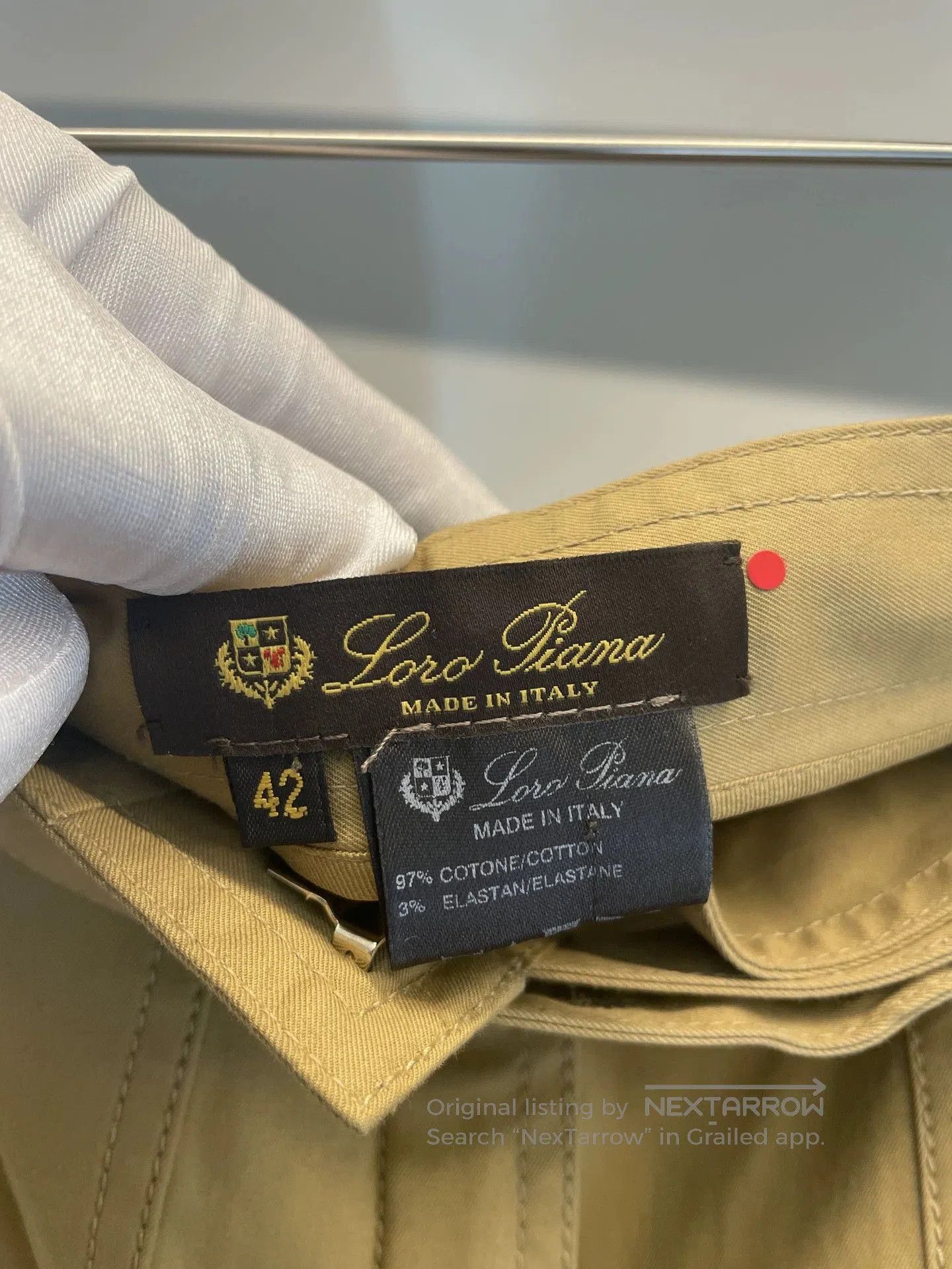 Loro Piana Loro Piana Yellow Knee-Length Skirt 42. Size US 26 / EU 42 - 3 Thumbnail