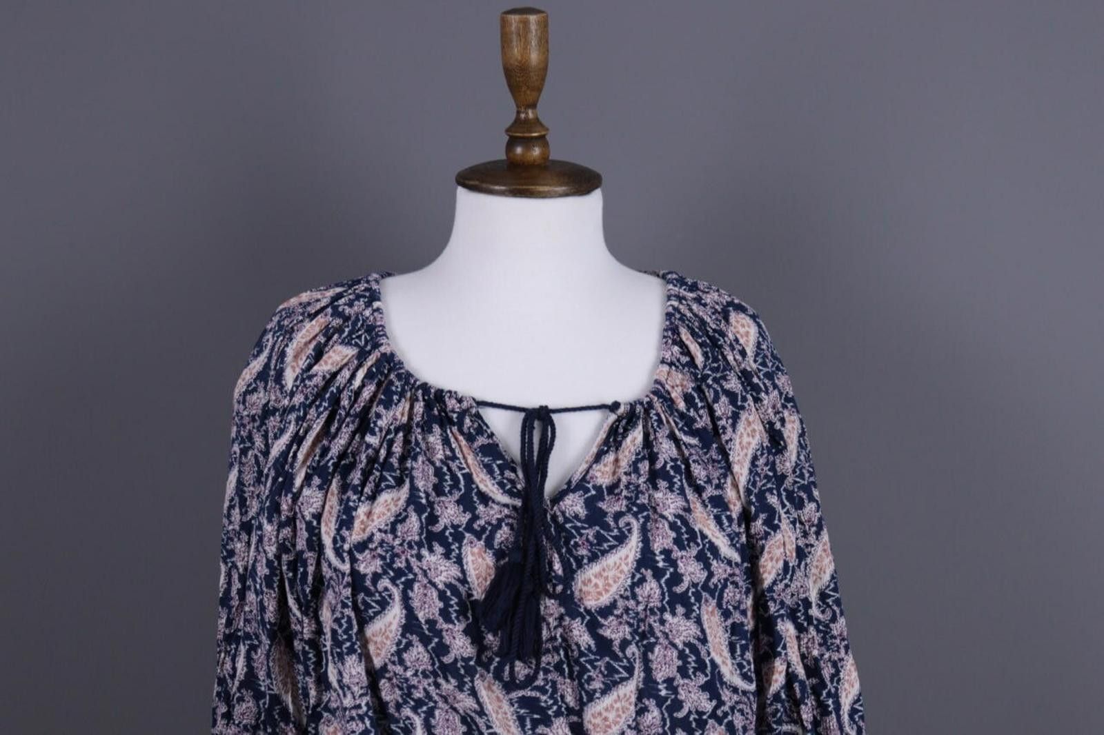 Denim & Supply Ralph Lauren Denim & Supply Ralph Lauren RL Boho Floral Top Blouse Sz S Size S / US 4 / IT 40 - 2 Thumbnail
