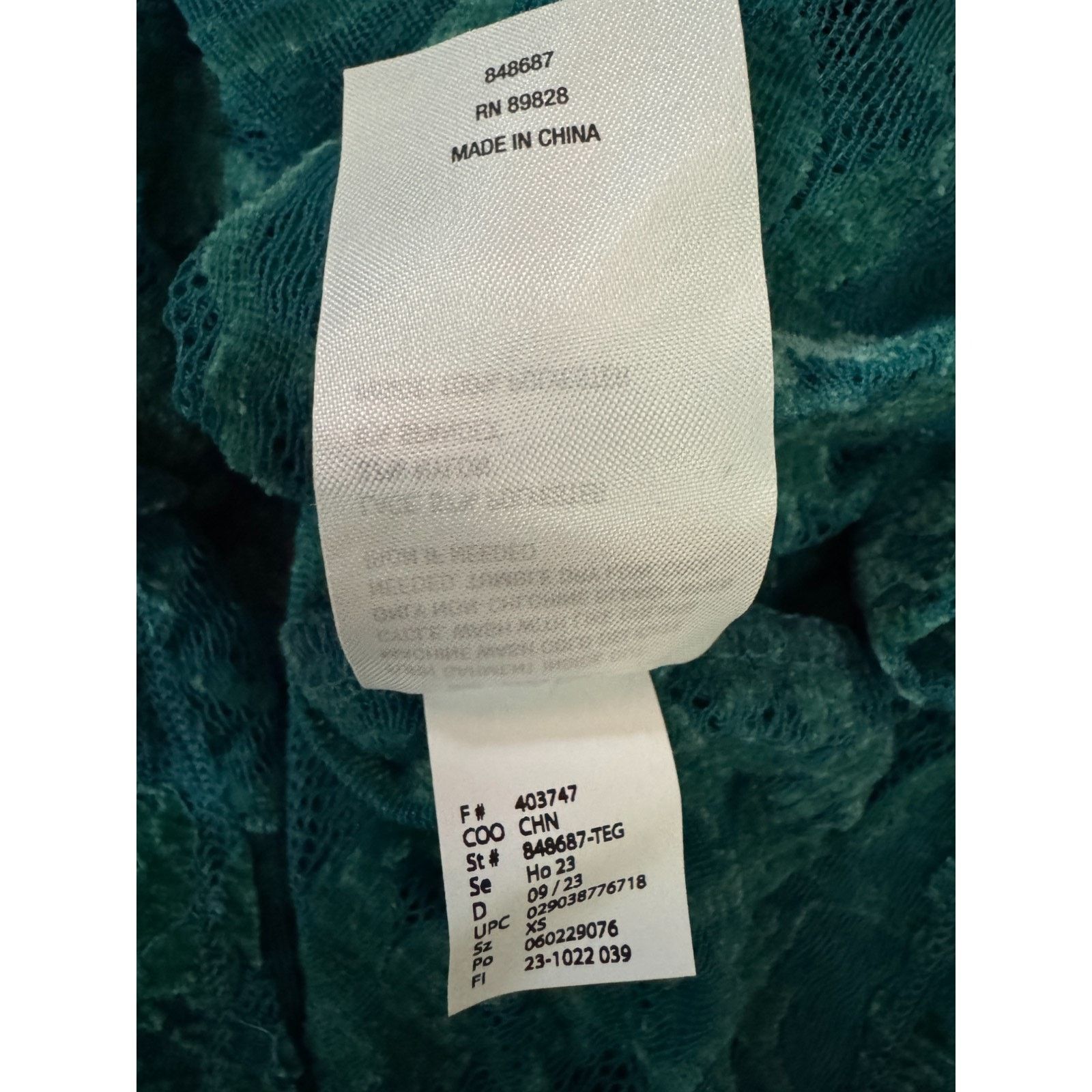 Other G Giuliana Teal Lace Cami Tank Top Adjustable Straps XS Size XS / US 0-2 / IT 36-38 - 17 Thumbnail