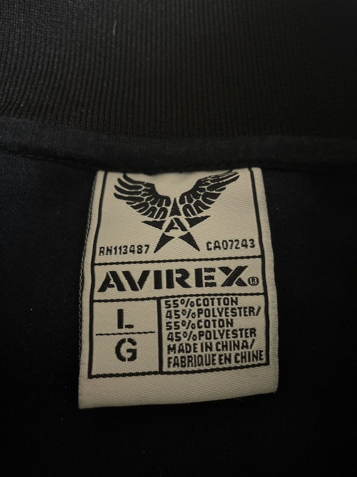 Avirex Avirex Black Pinstripe sweater Size US L / EU 52-54 / 3 - 3 Thumbnail