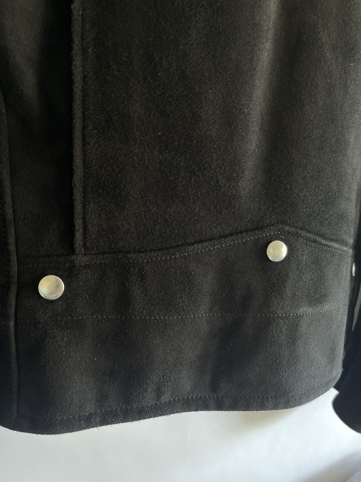 Saint Laurent Paris Saint Laurent Paris Black Suede Leather L01 Biker Jacket Size US M / EU 48-50 / 2 - 6 Thumbnail