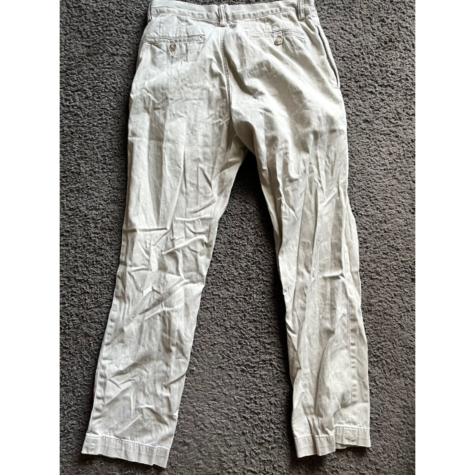 Polo Ralph Lauren Polo Ralph Lauren Chino Twill Pants Straight Fit 33x32 100% Cotton Beige Mens Regular Front Flat Front Classic Stretch Size US XS / EU 42 / 0 - 3 Thumbnail
