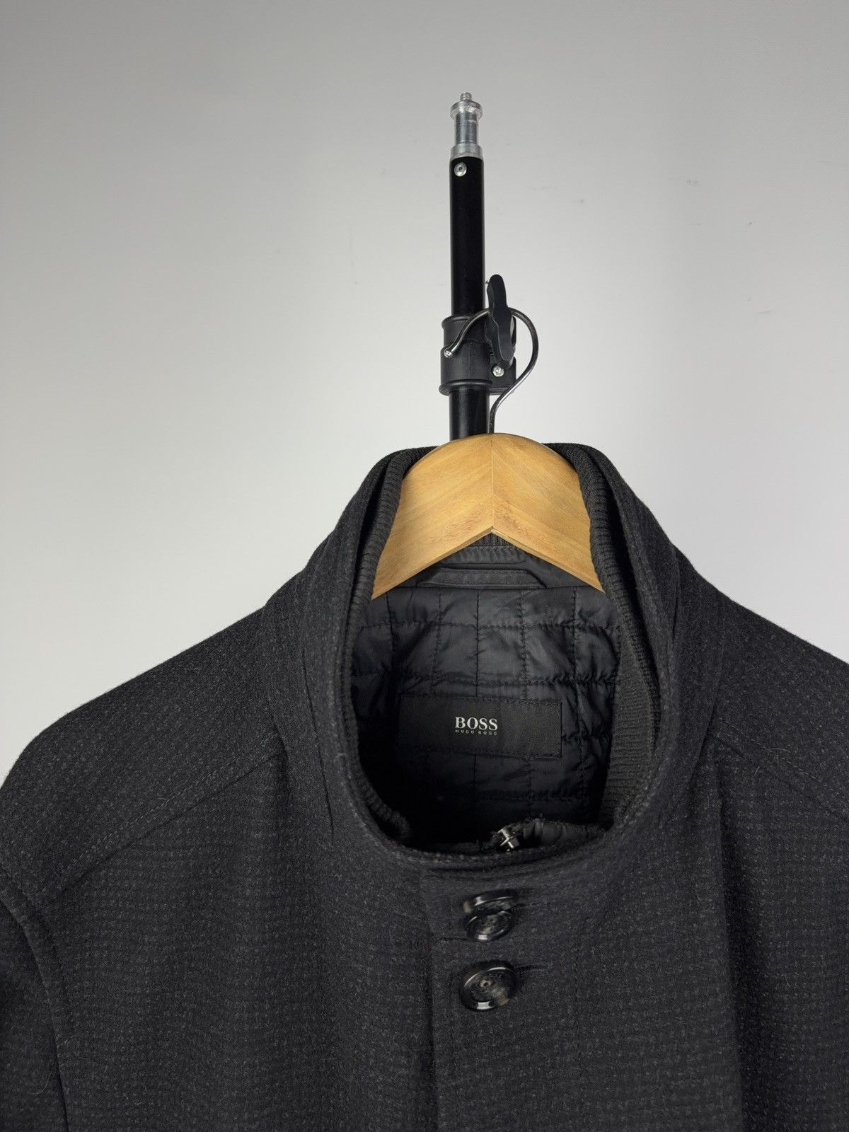 Hugo Boss Designer 00s Hugo Boss Archive Retro Luxury Hevy coat jacket Size US XL / EU 56 / 4 - 7 Thumbnail