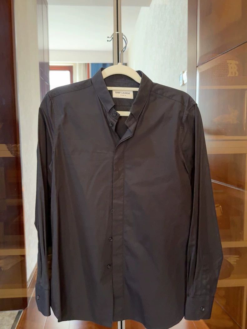 Saint Laurent Paris Saint Laurent Paris black shirt 2505-Nextarrow Size XS / US 0-2 / IT 36-38 - 1 Thumbnail
