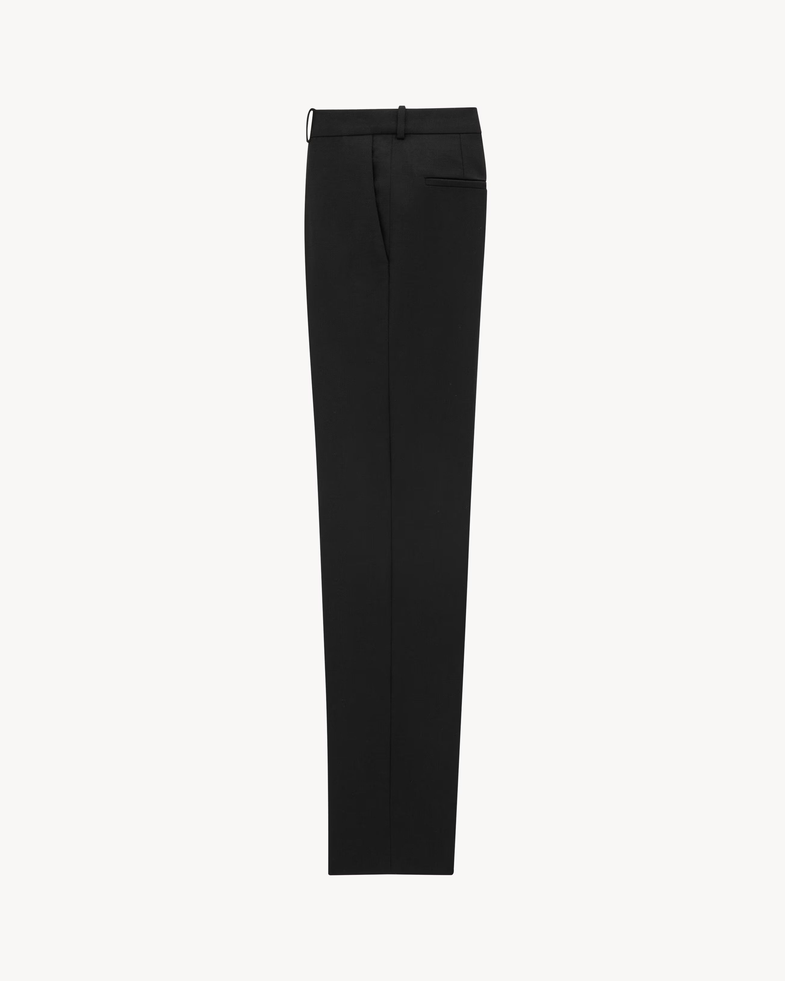 Saint Laurent Paris Saint Laurent Gabardine Black Slim Suit 48 NWT Size 48R - 4 Thumbnail