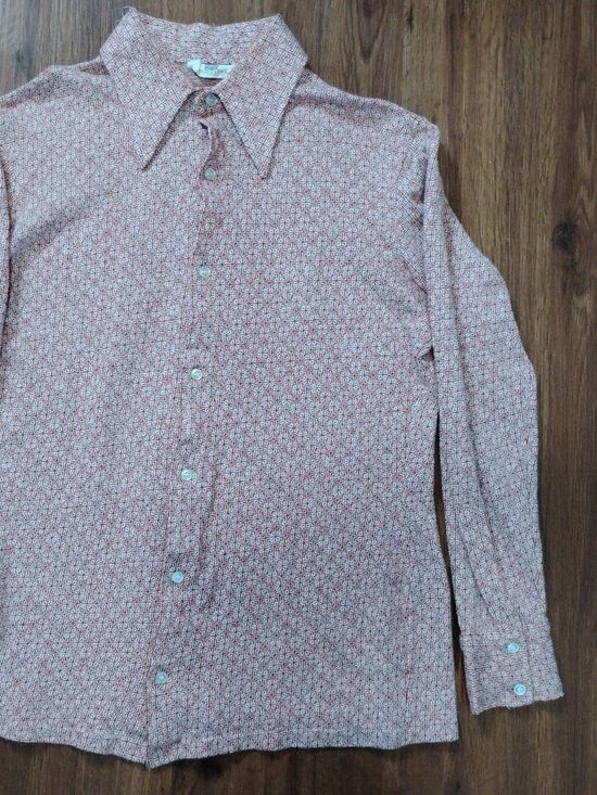 Other Vintage Grodin's California Tiles Dagger Collar Shirt Size US M / EU 48-50 / 2 - 3 Thumbnail